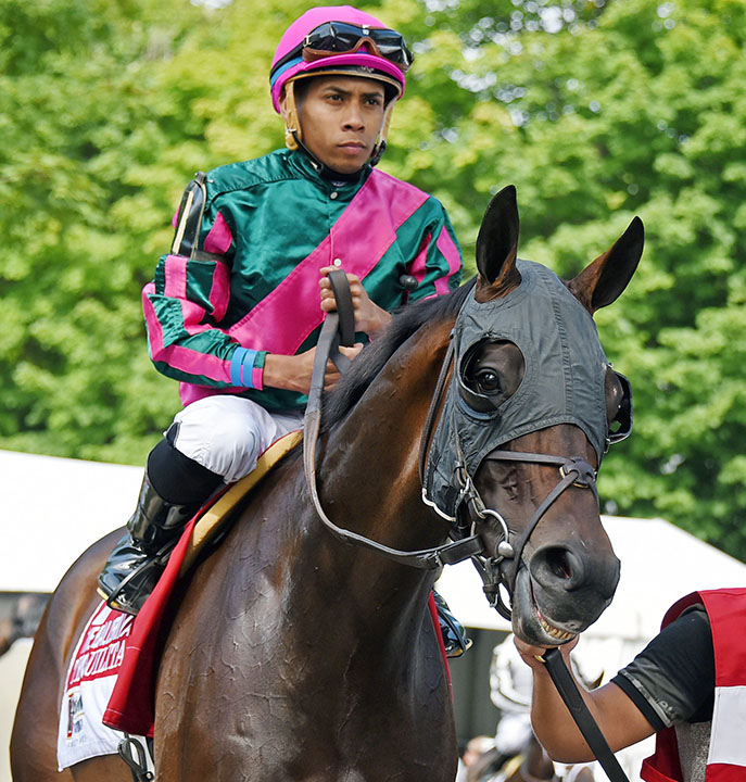 Tequilita at Saratoga Race Course in August 2018