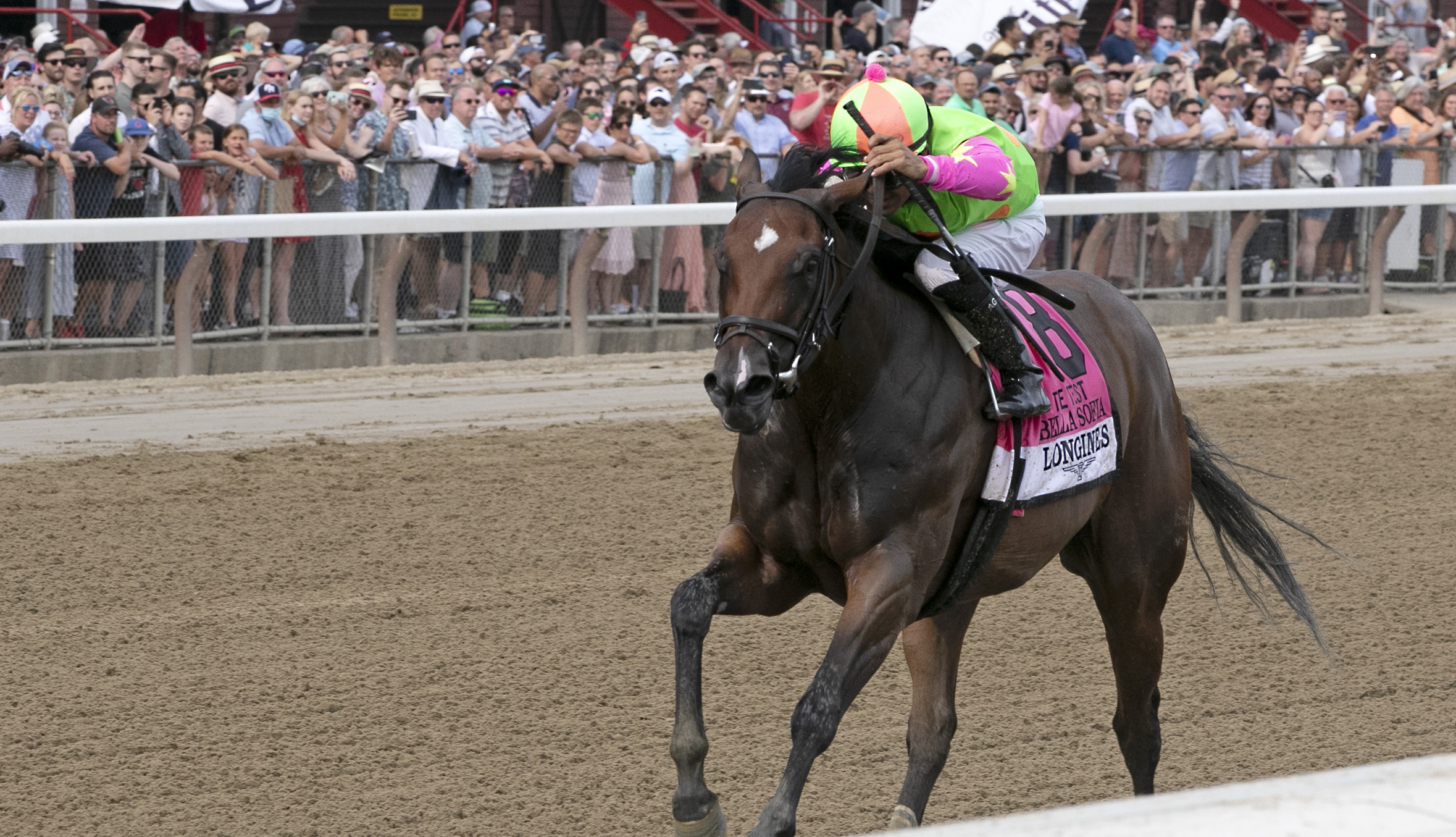 Bella Sofia wins Test Stakes 8-7-2021