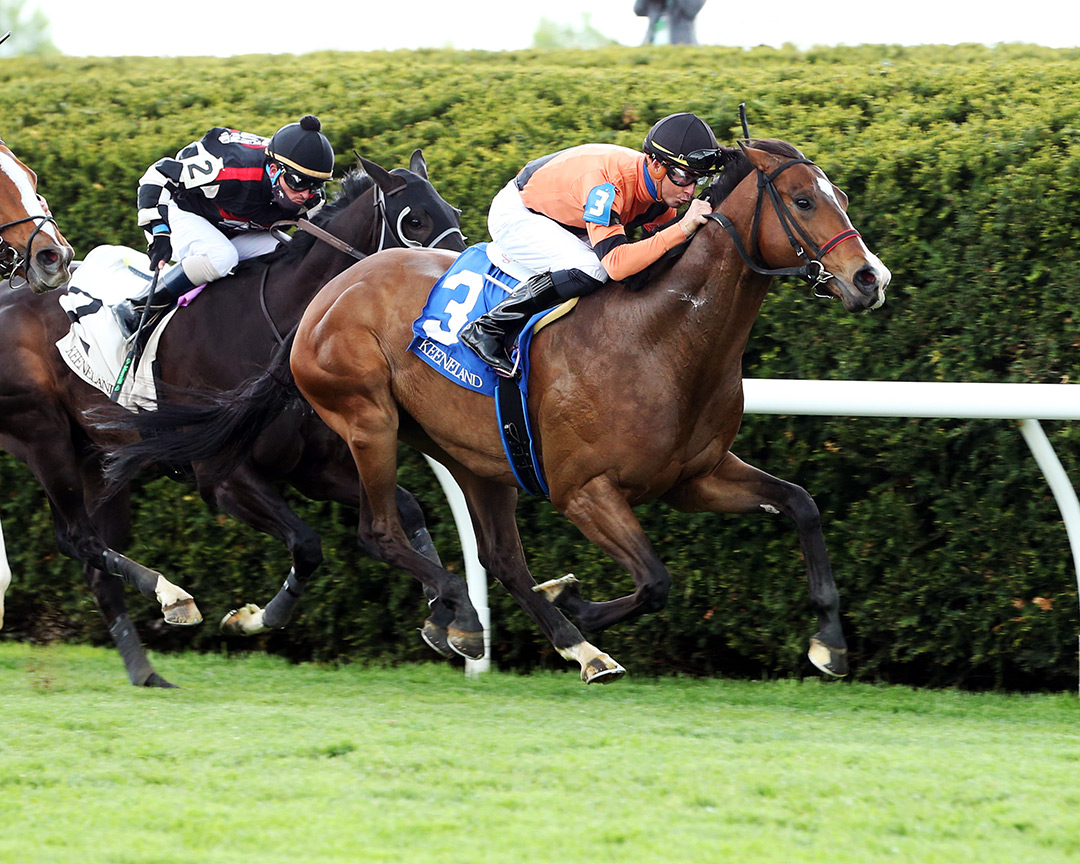 The Connector wins an April 18 allowance at Keeneland Race Course