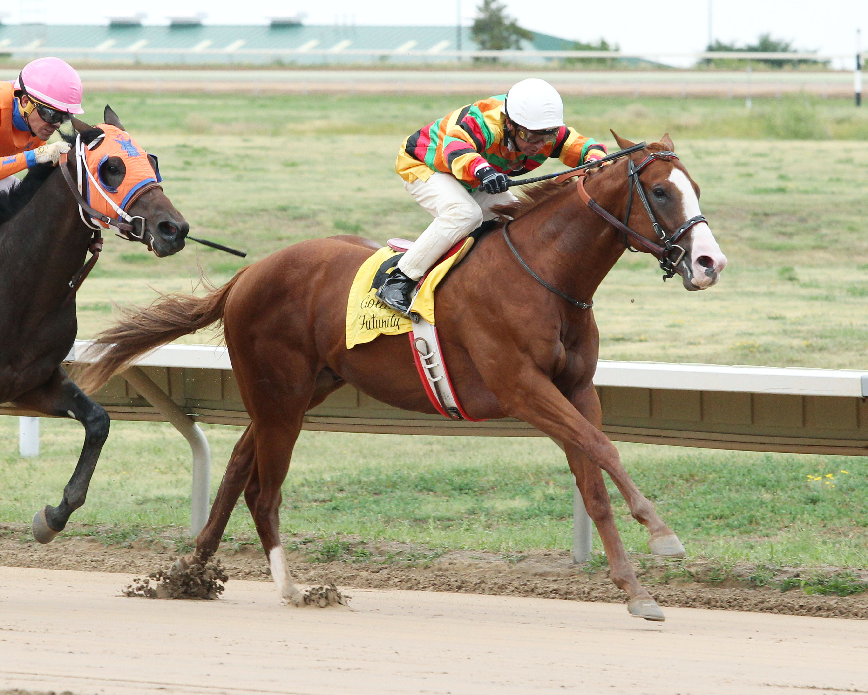 Thermistor wins the 2017 Gold Rush Futurity