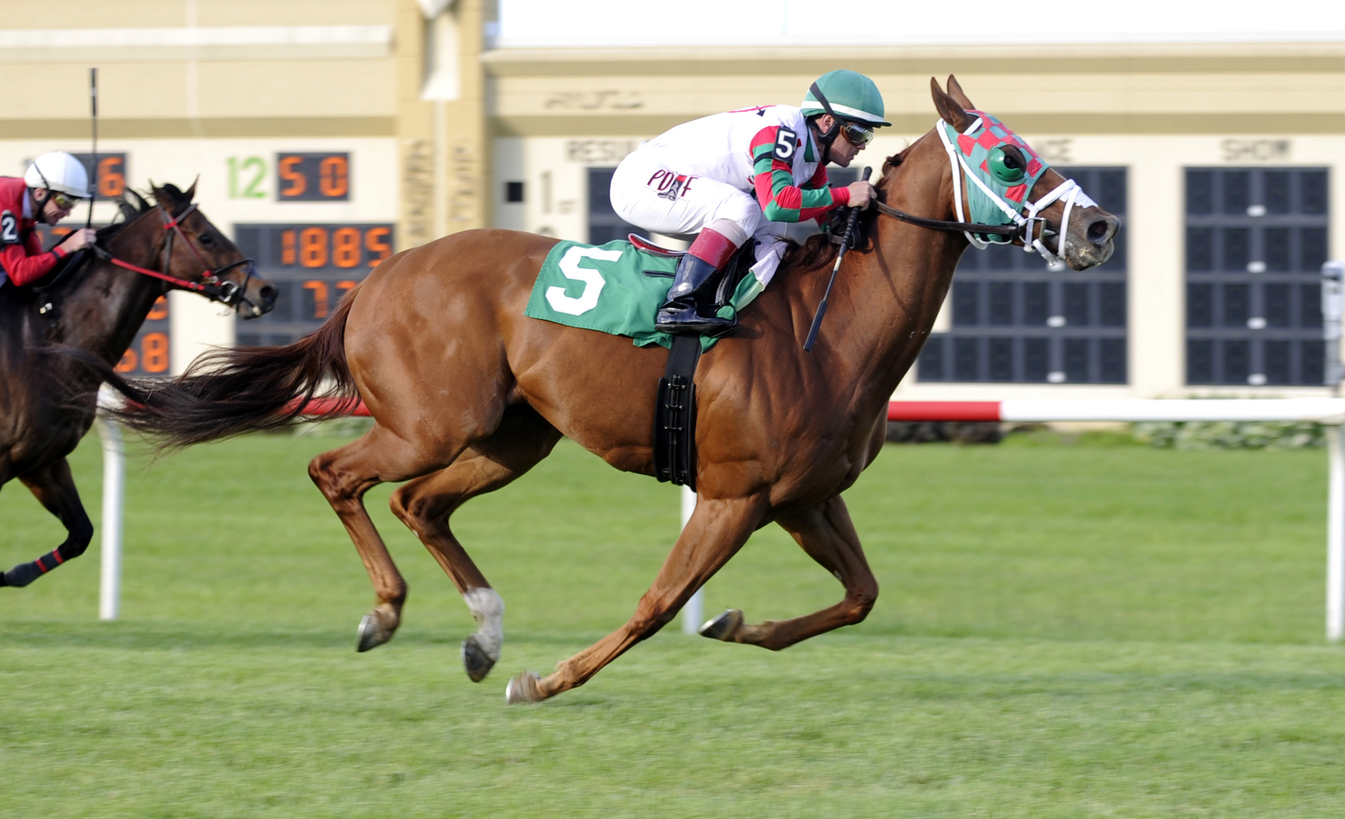 Tightend Touchdown wins the Pennsylvania Governor's Cup Stakes