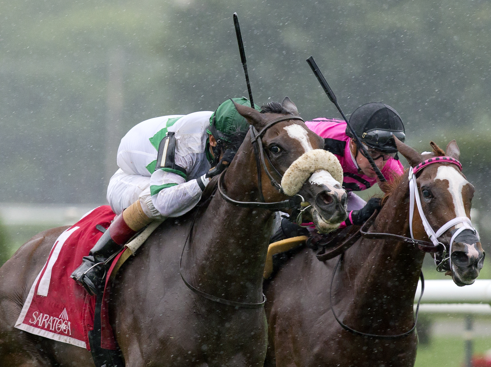 Catch a Glimpse finishes second to Time and Motion in the Lake Placid