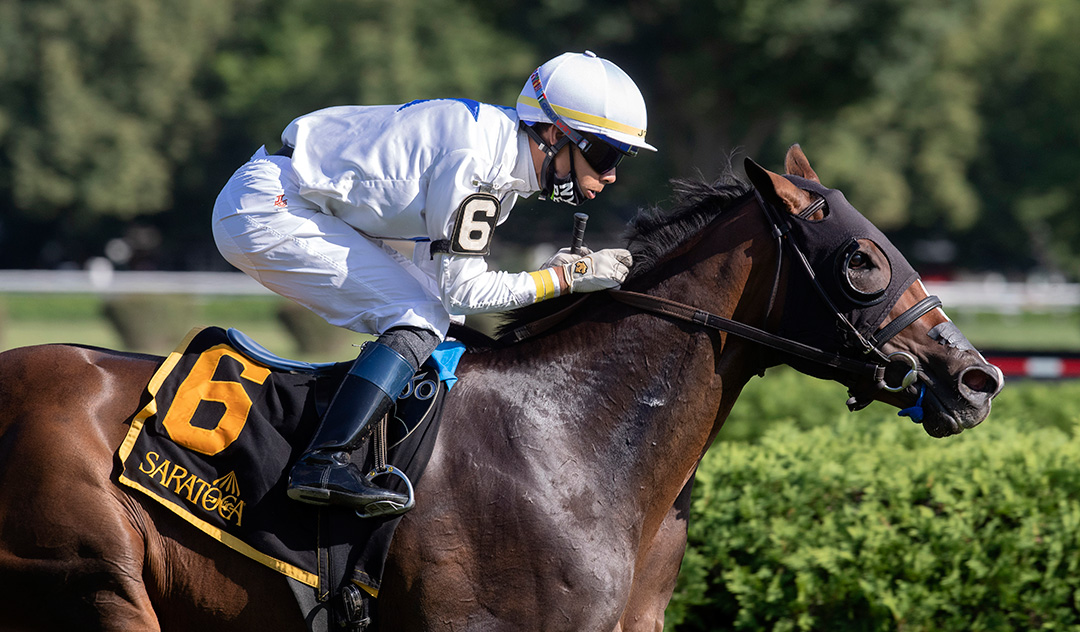 Tobys Heart wins the 2020 Bolton Landing Stakes at Saratoga