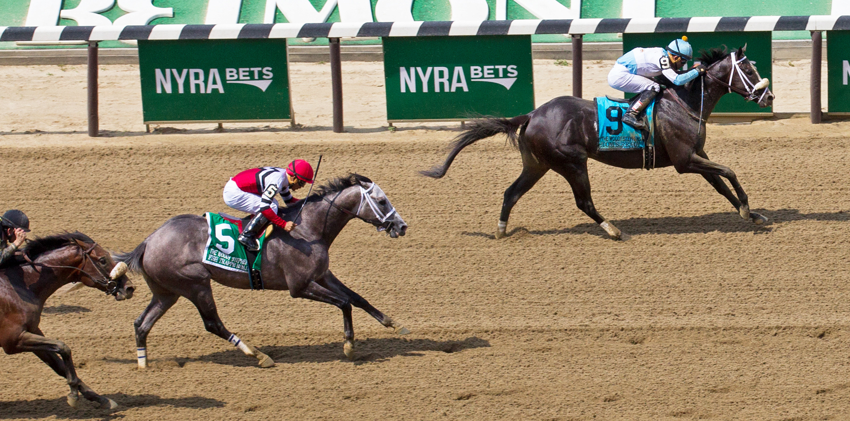 Fish Trappe Road finishes second in the Woody Stephens