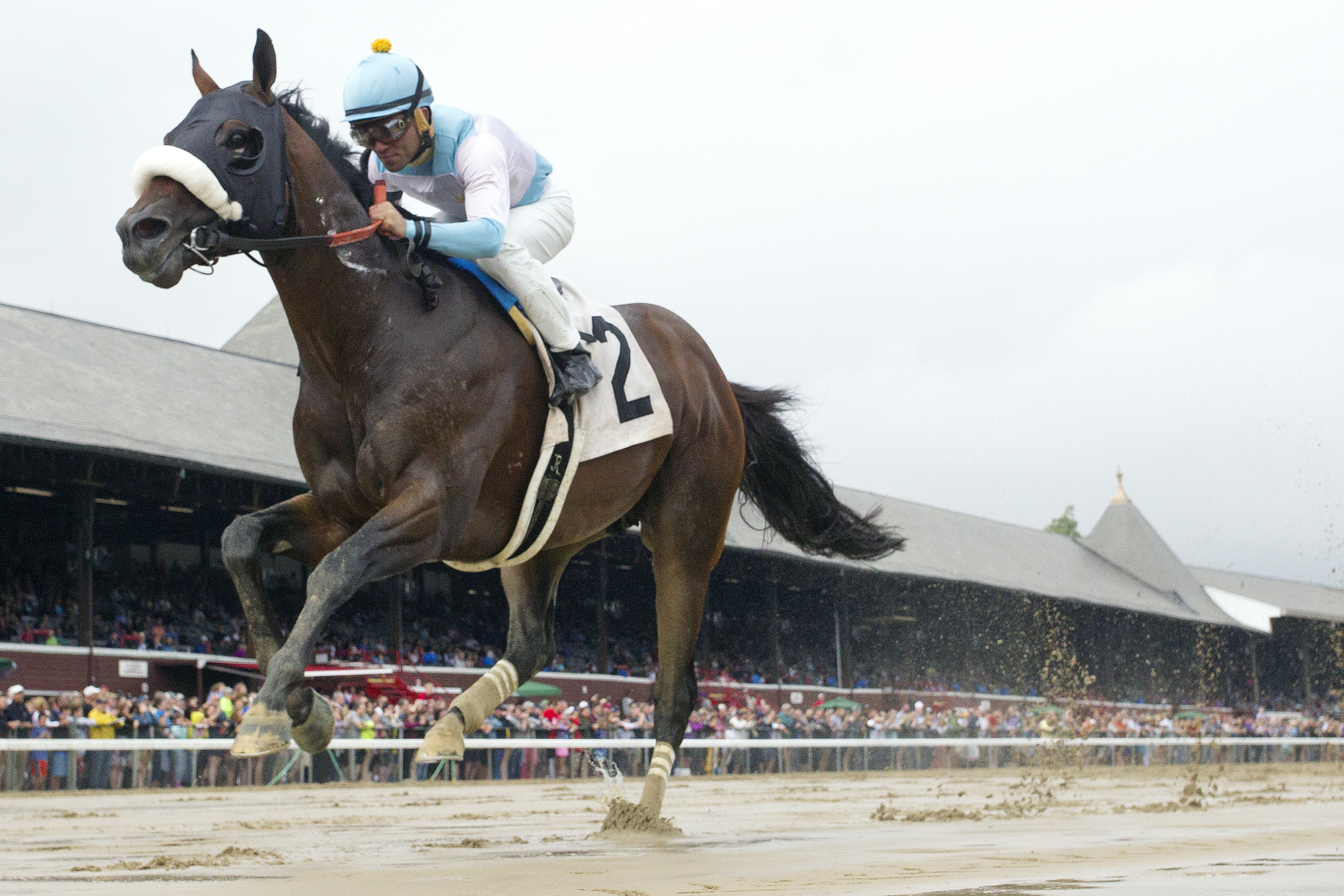 Tom's d'Etat wins a July 27, 2017 allowance