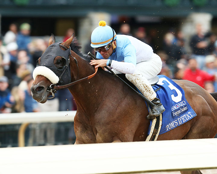 Tom's d'Etat wins the 2019 Fayette Stakes at Keeneland Racecourse