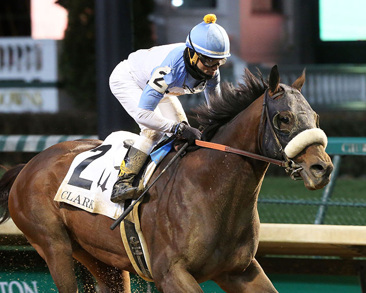 Tom's d'Etat wins the 2019 Clark Handicap at Churchill Downs