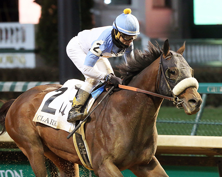 Tom's d'Etat wins the 2019 Clark Handicap at Churchill Downs