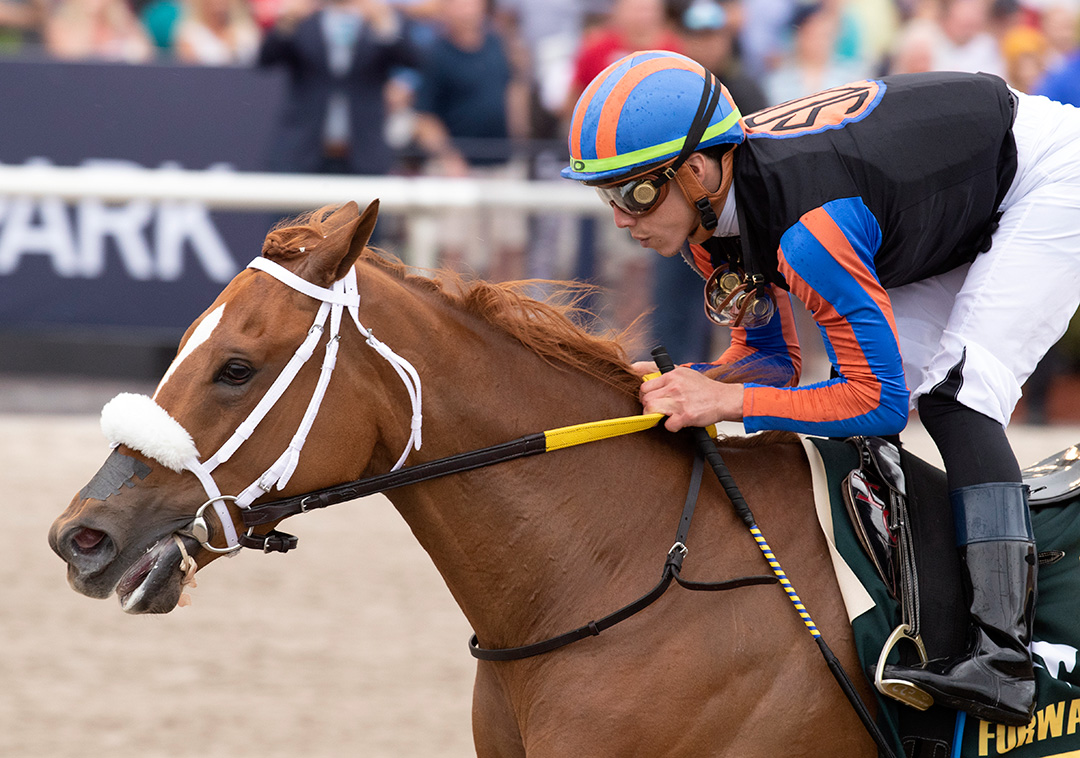 Tonalist's Shape wins the 2020 Forward Gal Stakes at Gulfstream Park
