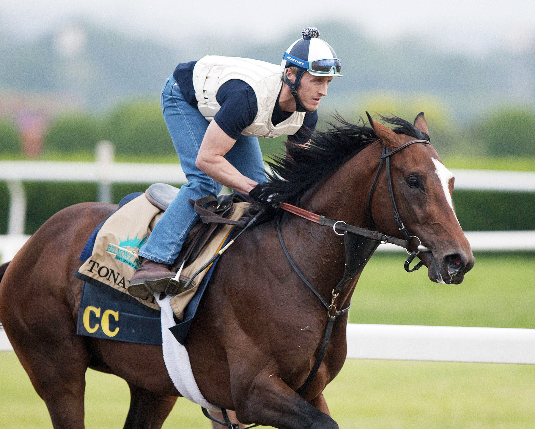 Tonalist trains at Belmont on June 4