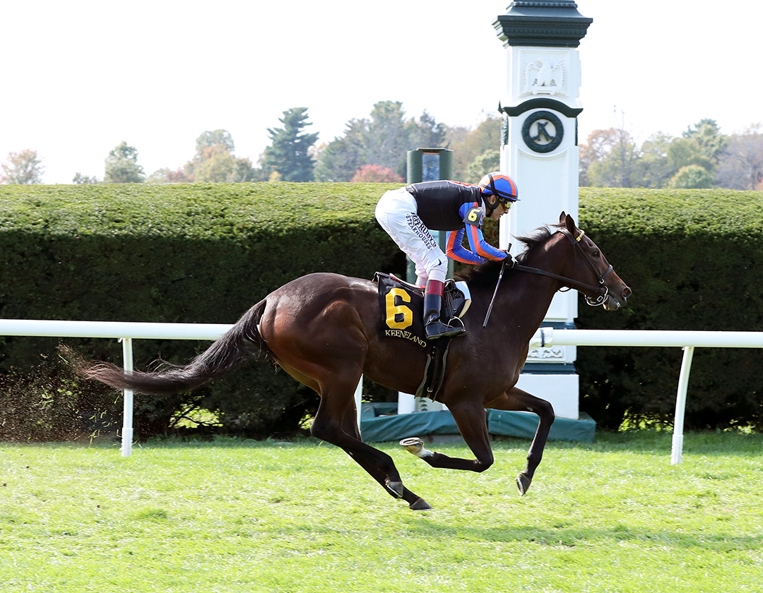 Top Gun Girl wins an Oct. 23 maiden race at Keeneland