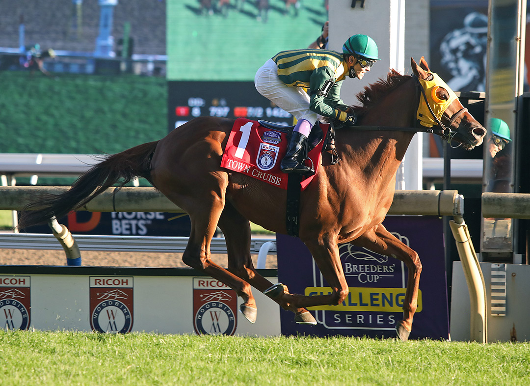 Town Cruise wins the 2021 Woodbine Mile at Woodbine Racetrack