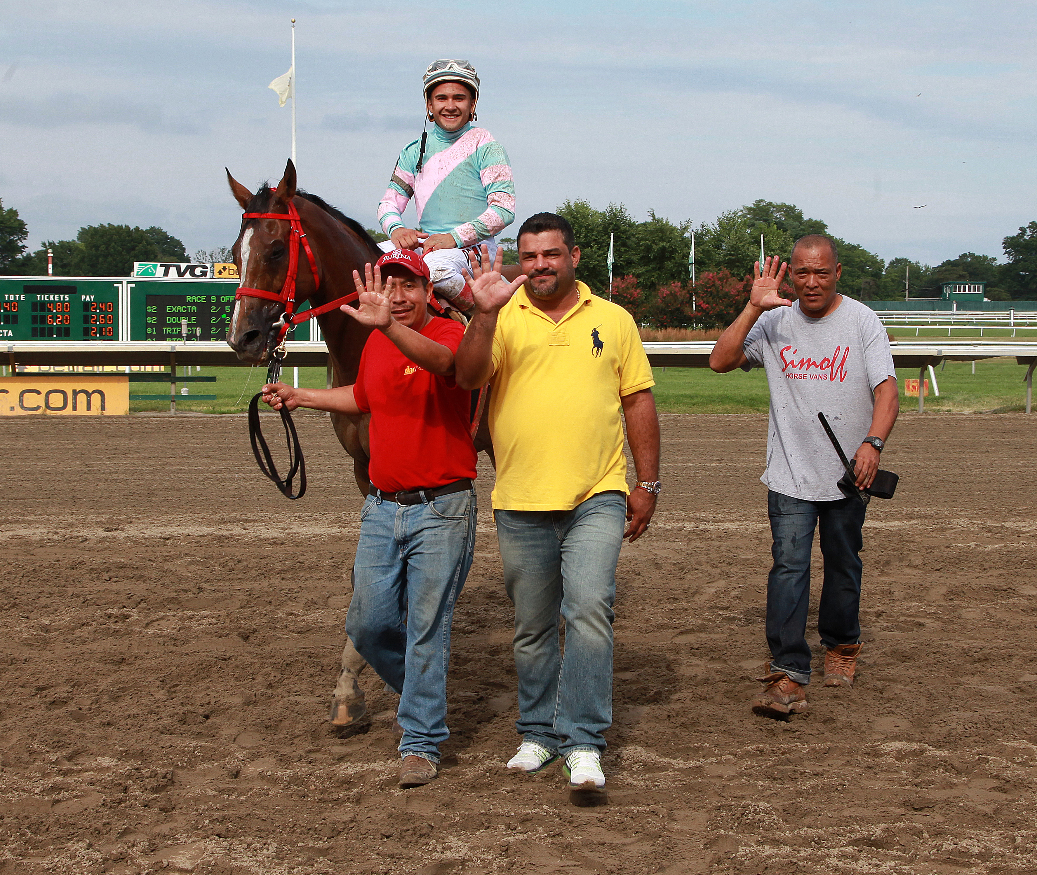 Trainer Jorge Navarro wins five races at Monmouth 7.23.17