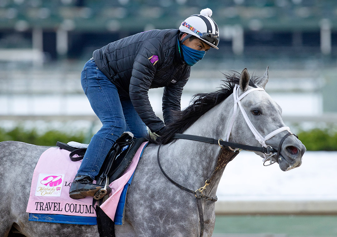 Travel Column trains at Churchill Downs on April 21