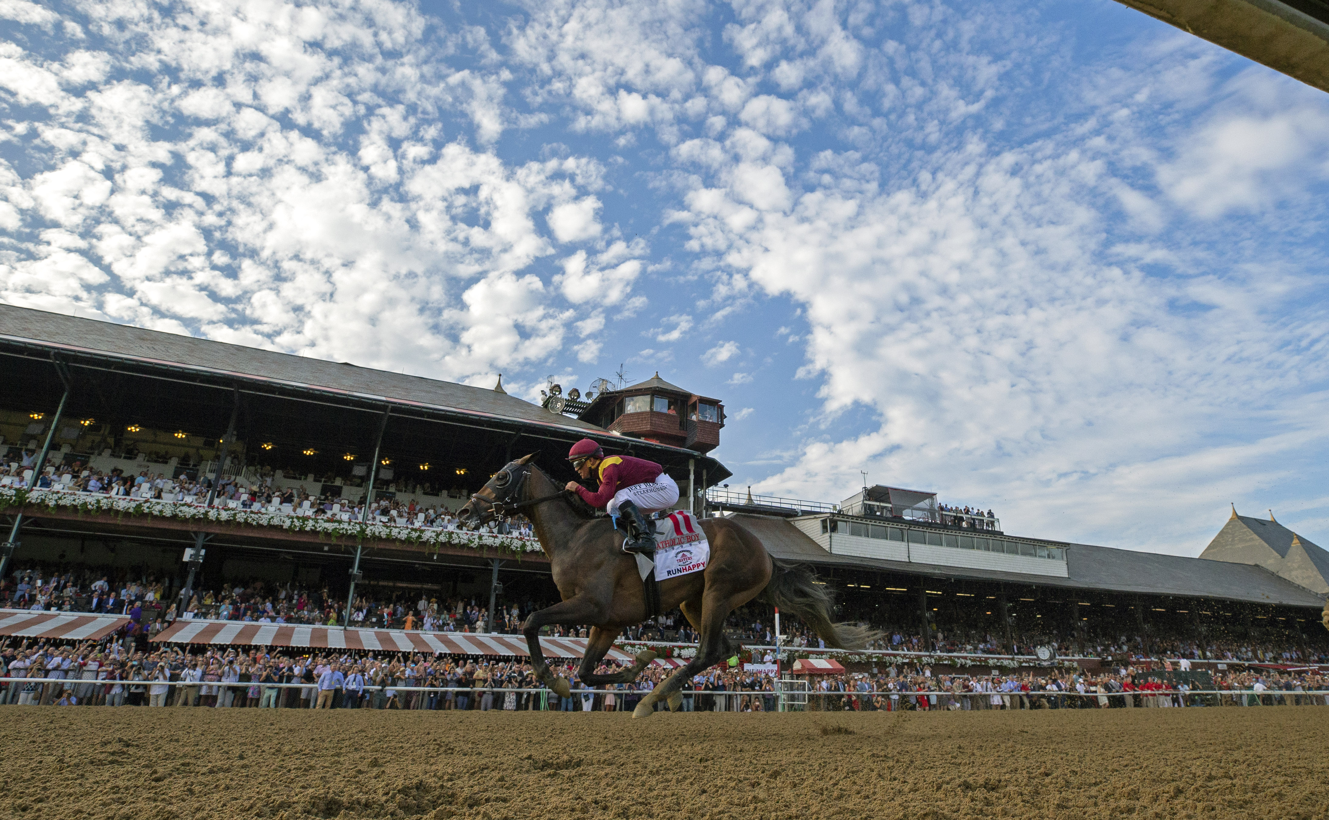 Catholic Boy wins the 2018 Travers