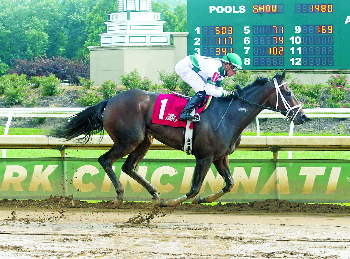 True Cinder wins the 2018 Buckeye Native Stakes