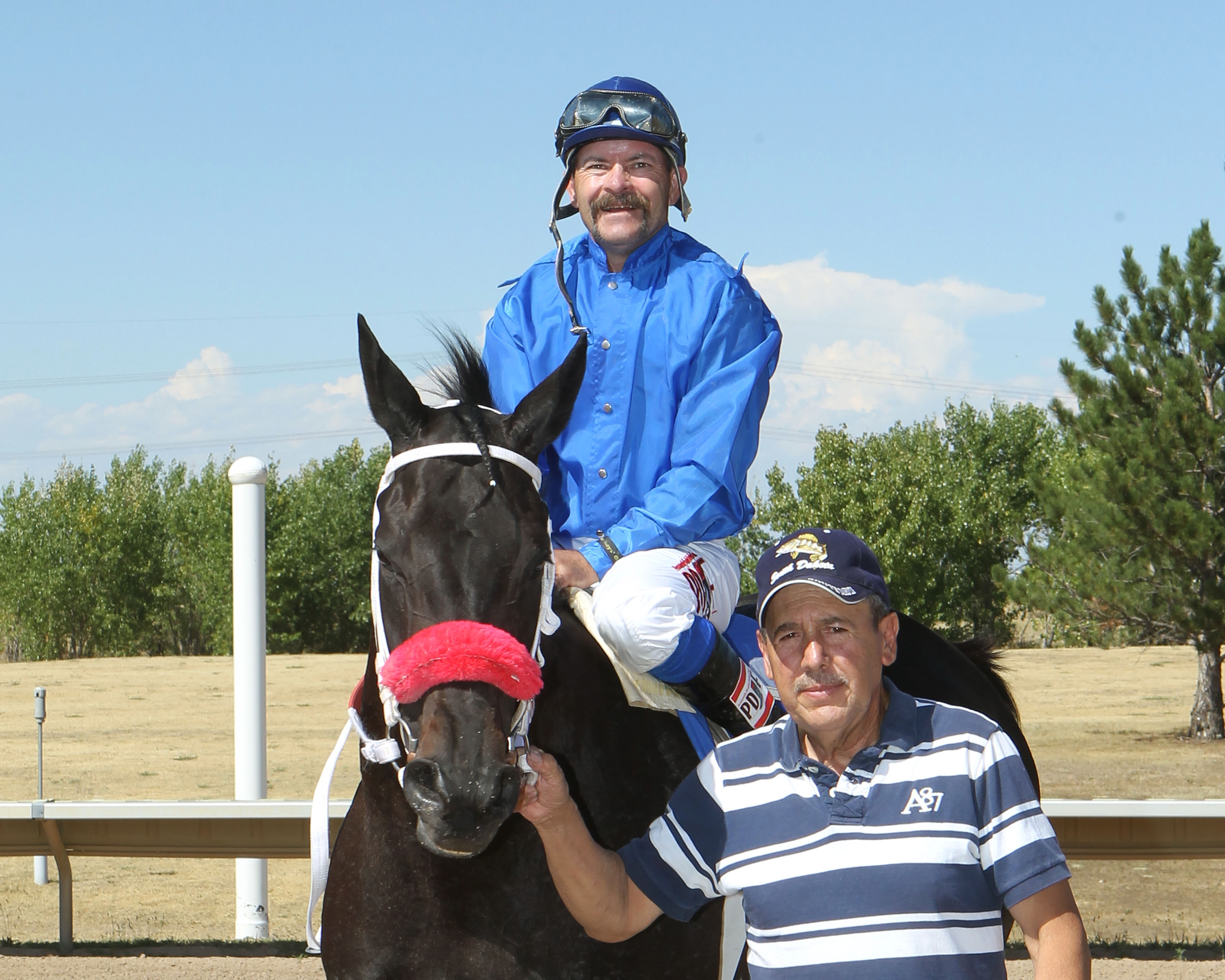 Jockey Michael G. Ziegler aboard Twisted Regan in 2016