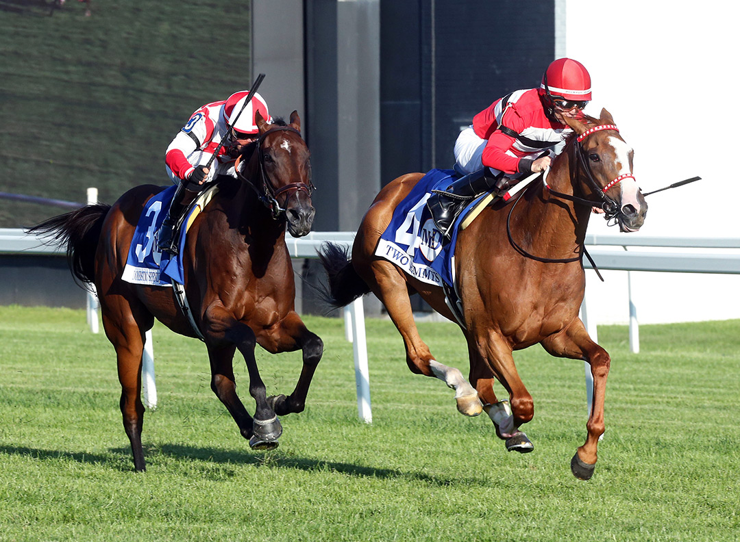 Two Emmys wins the 2021 Mister D. Stakes at Arlington Park