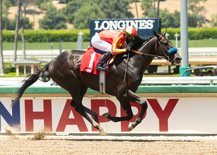 Uncle Chuck wins a June 12 maiden race at Santa Anita