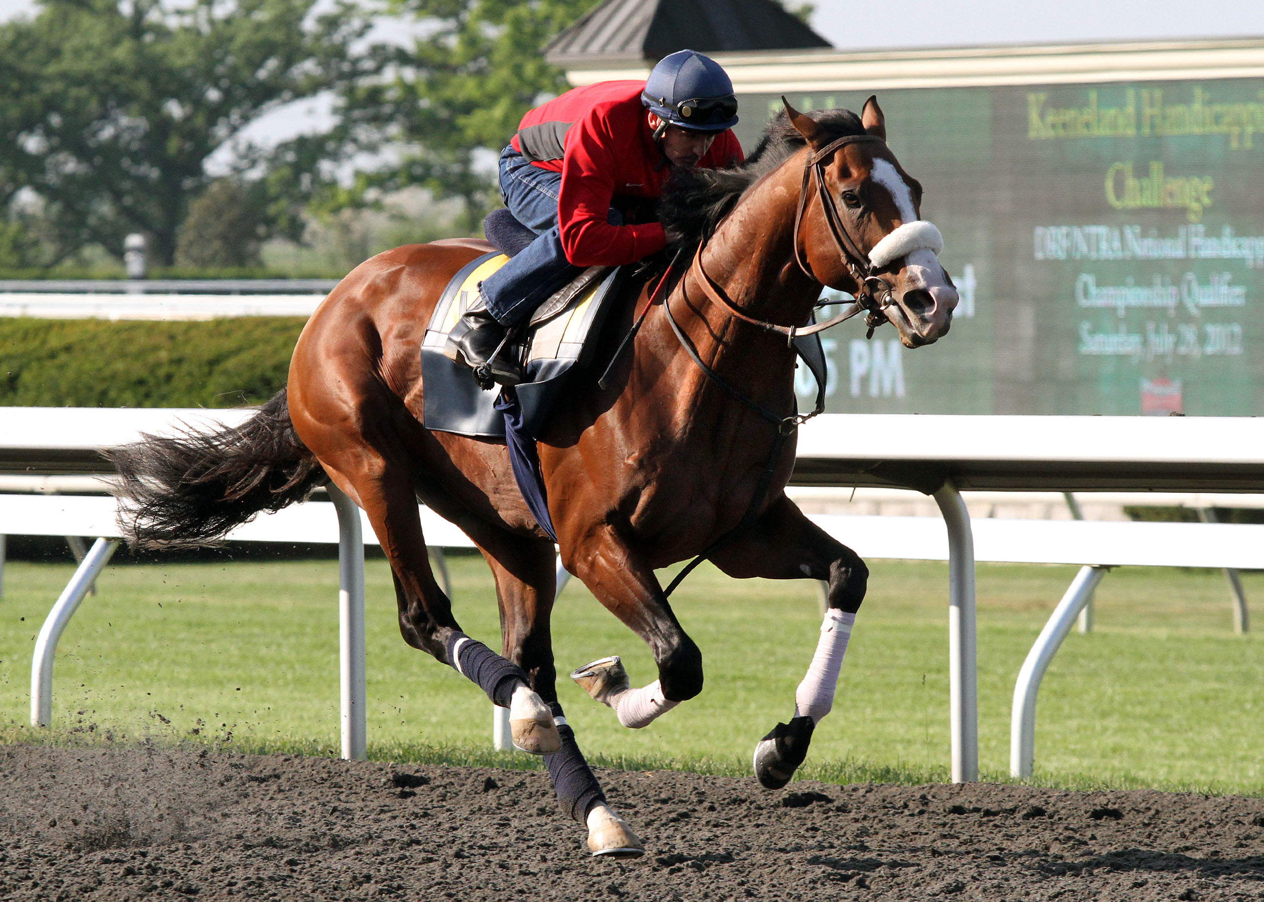 Union Rags works at Keeneland - March 20, 2012