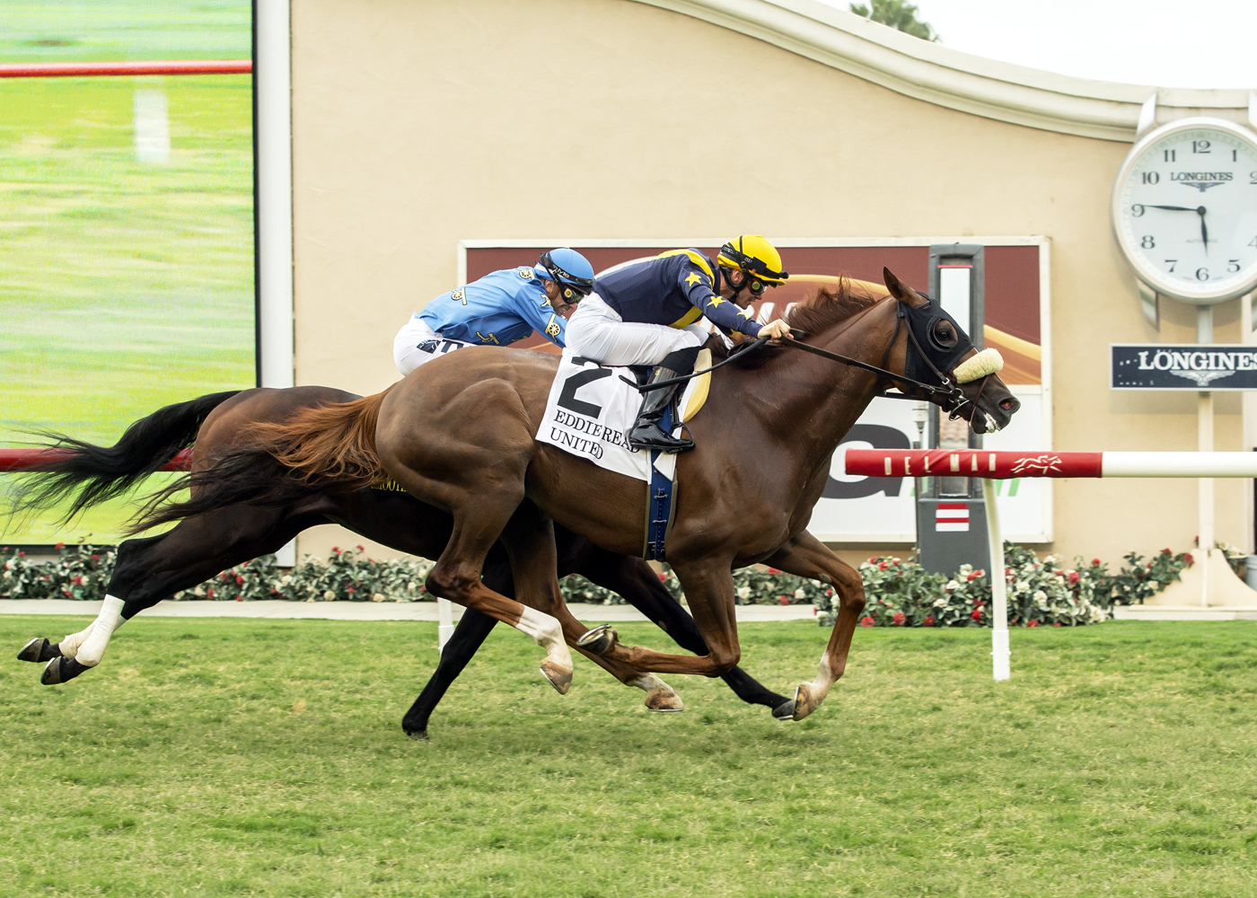 United wins Eddie Read Stakes 7-24-2021