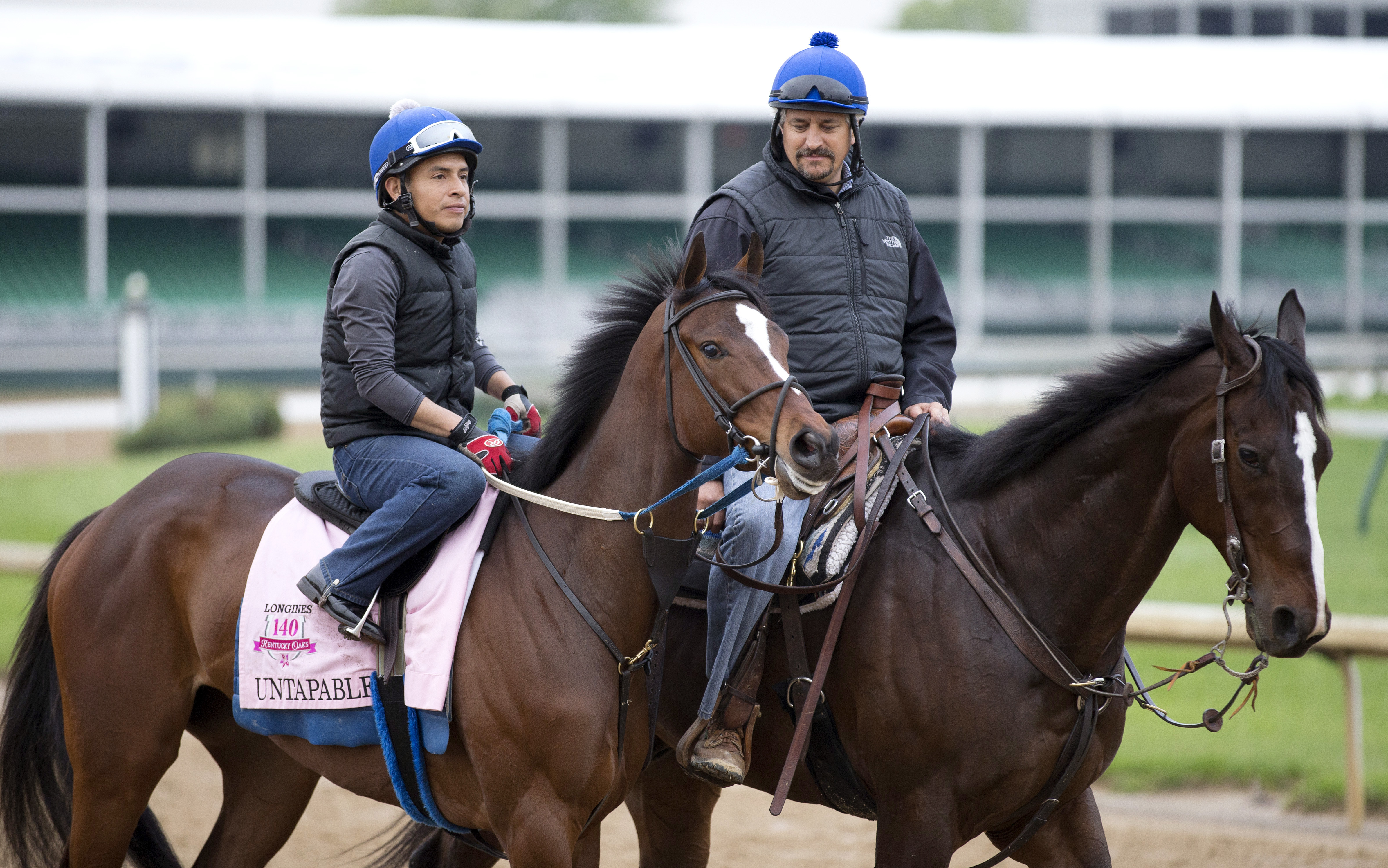 Steve Asmussen with Untapable