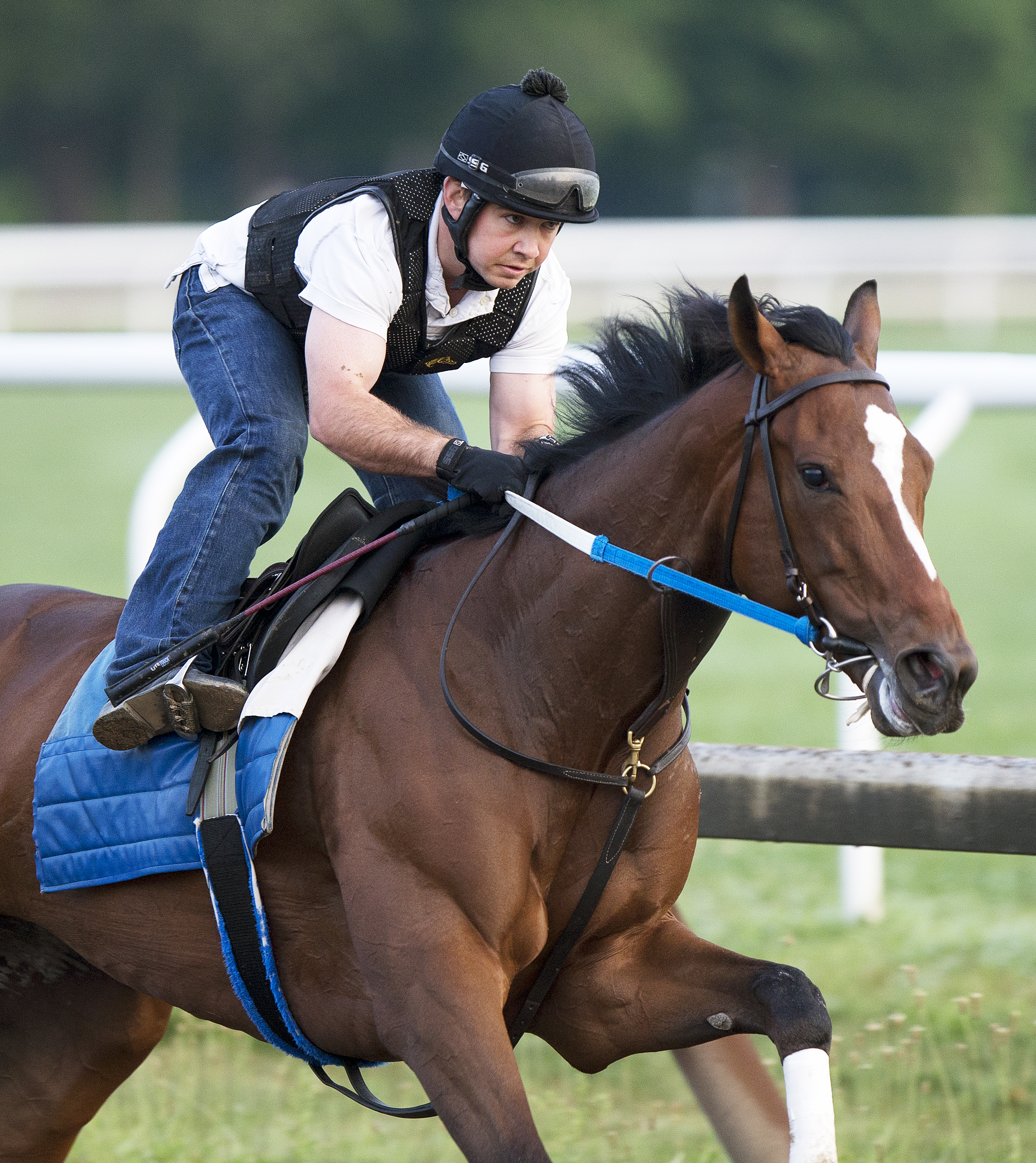 Untapable trains at Saratoga on July 29