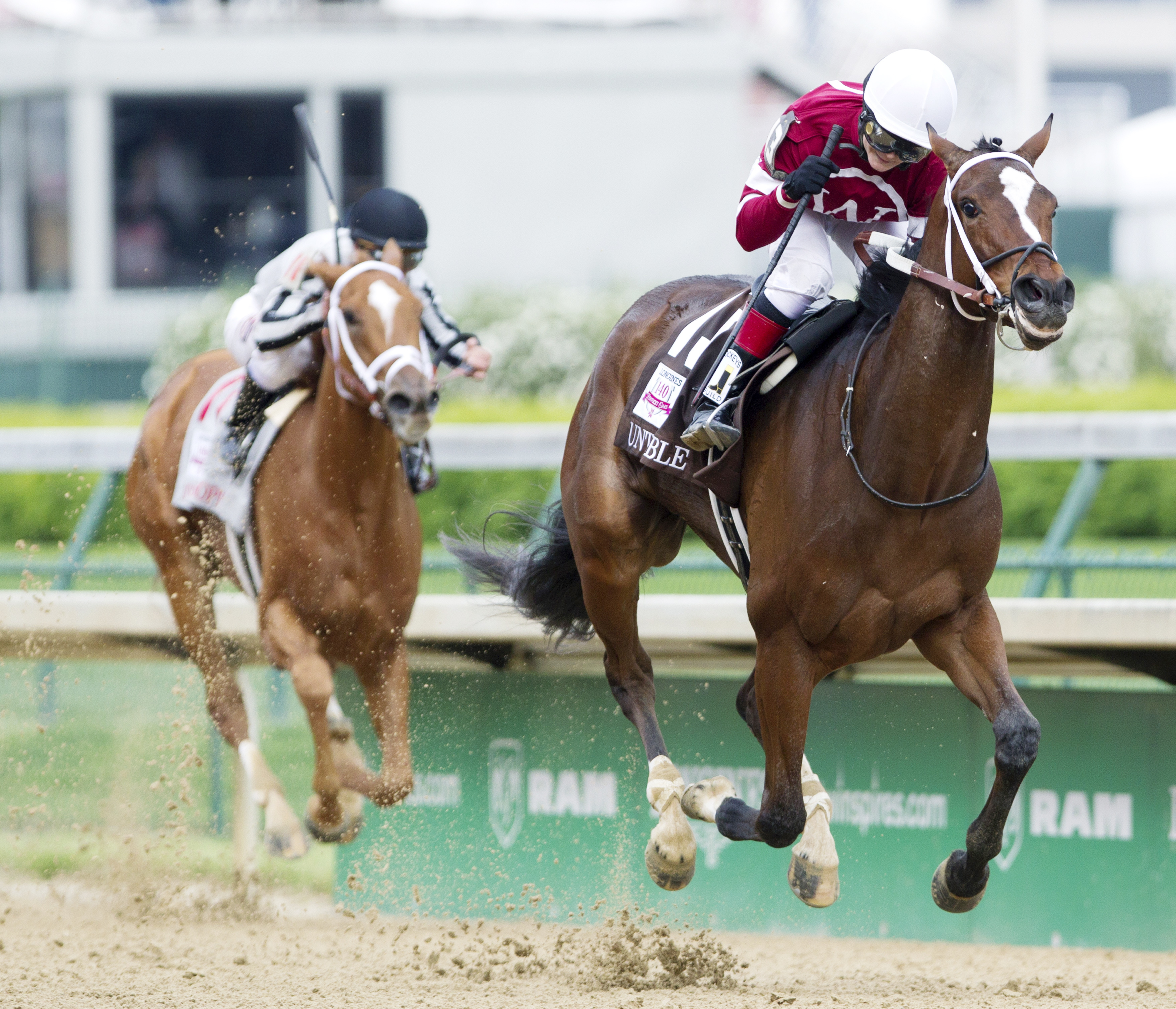 Untapable wins the 140th Kentucky Oaks