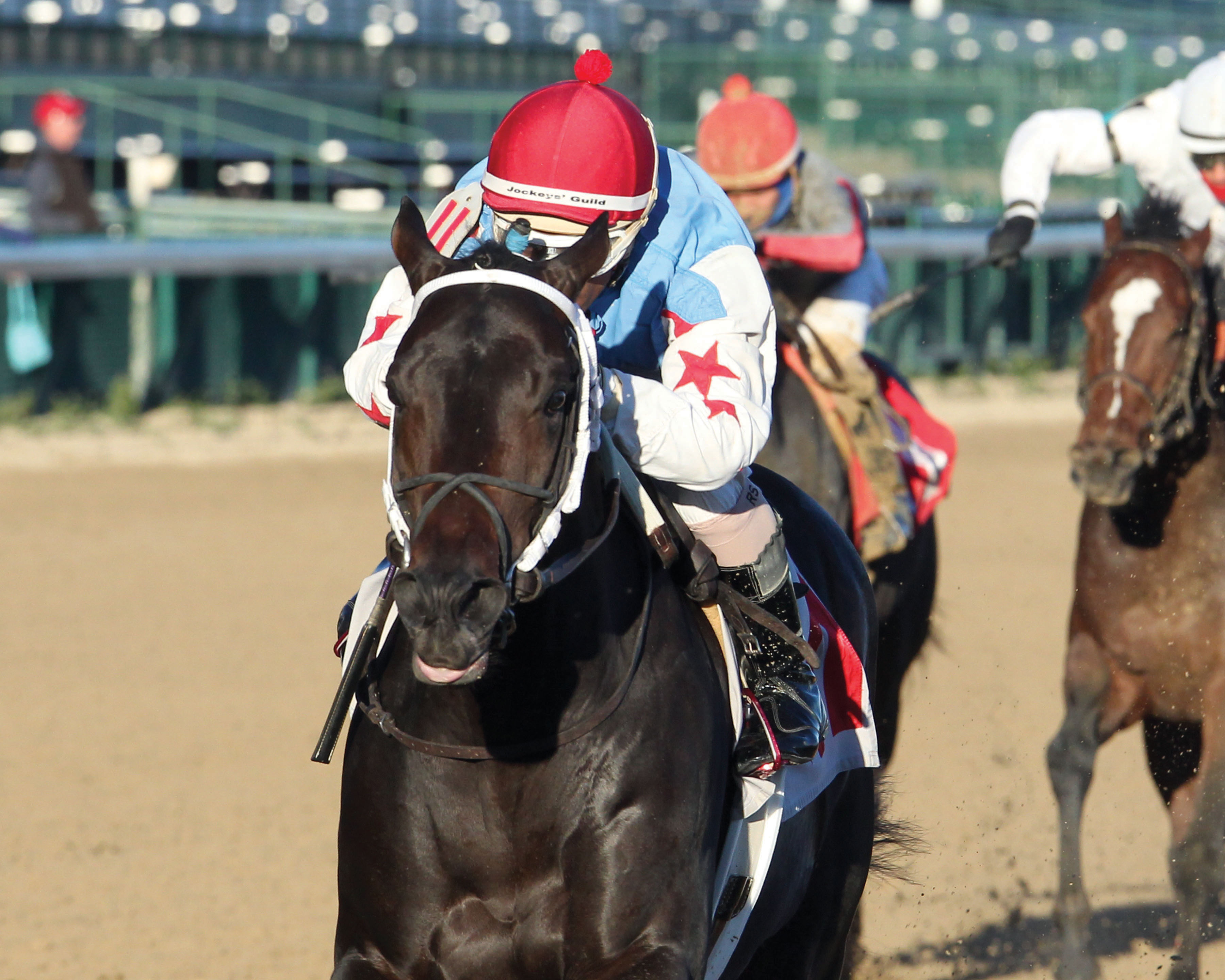 Untrapped wins a maiden race