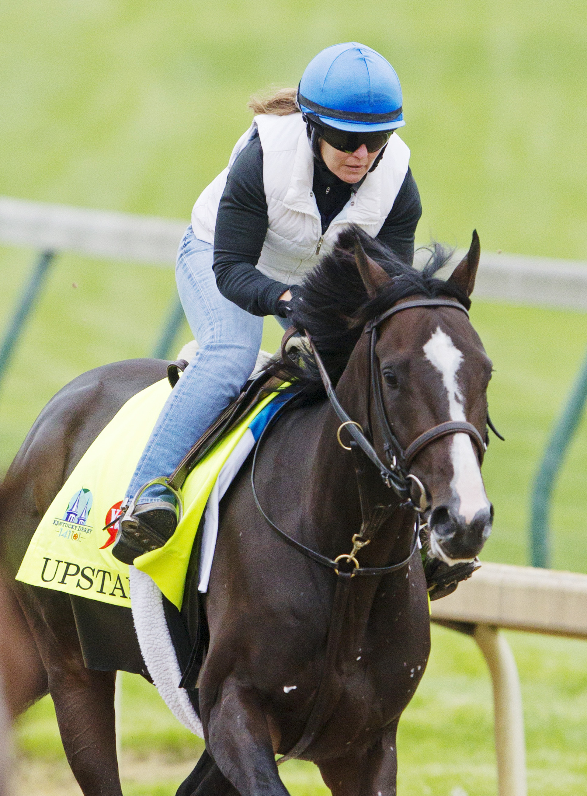 Upstart trains at Churchill on April 30