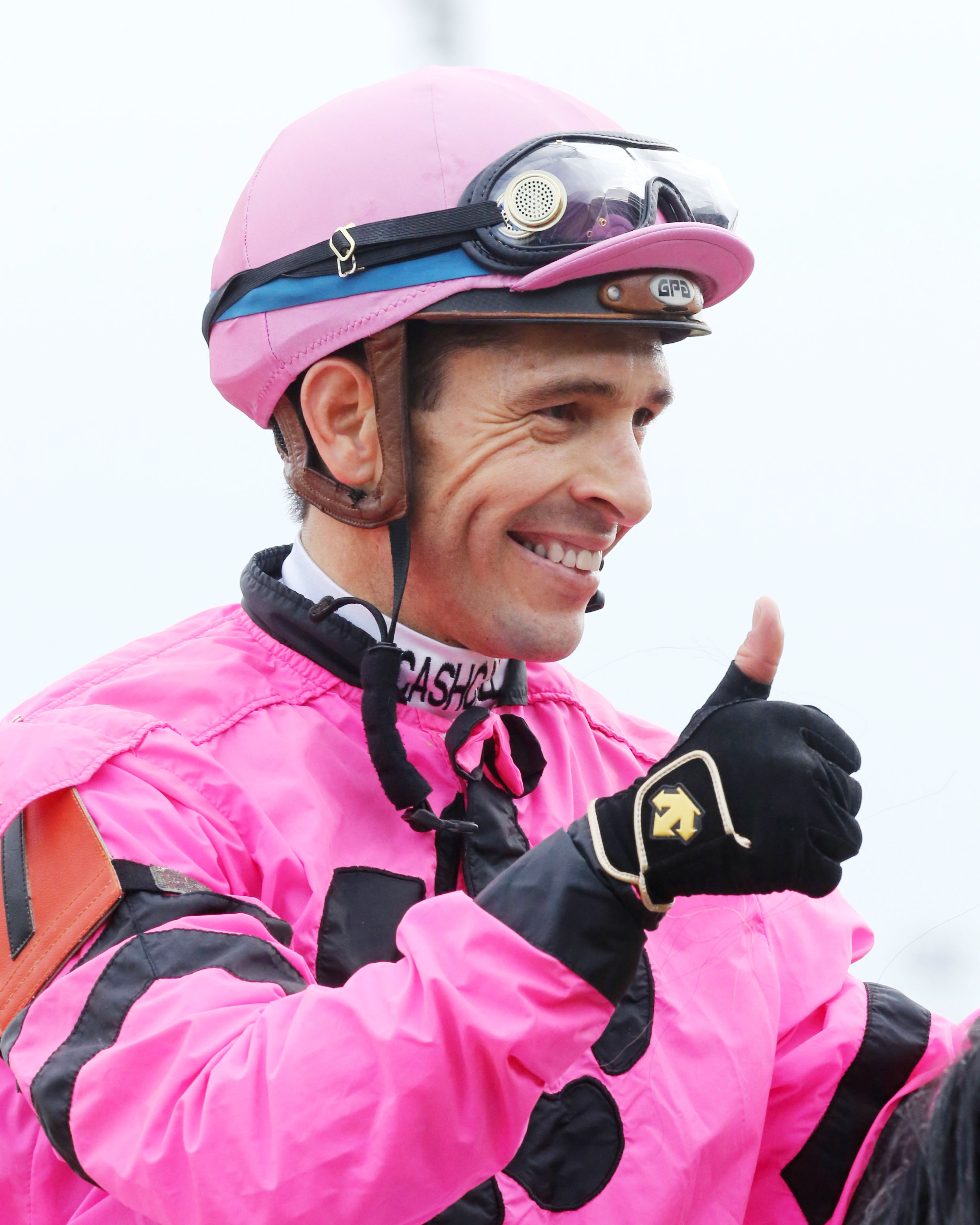 Jose Valdivia Jr after winning the Kentucky Juvenile Stakes aboard Silvertoni