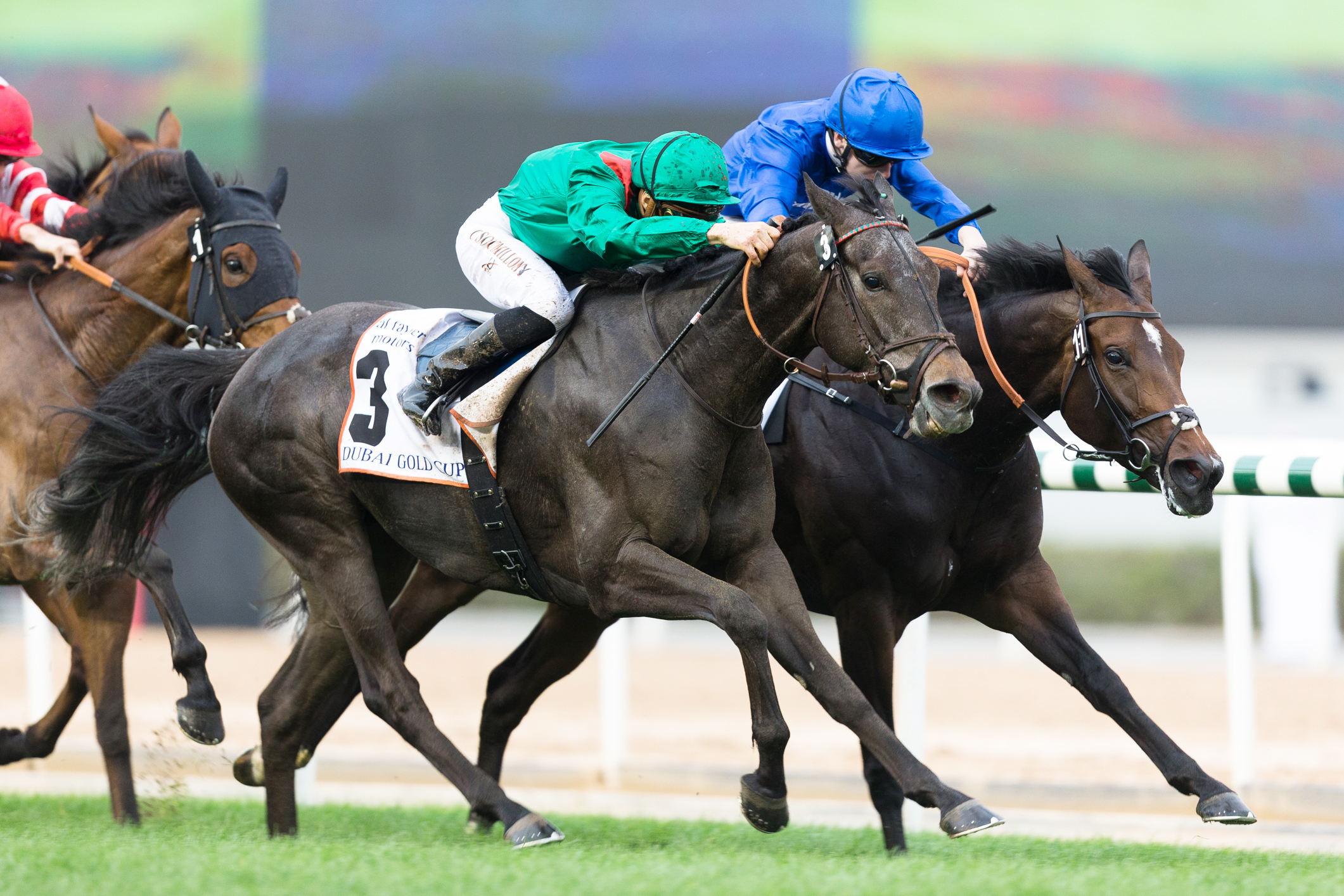 Vazirabad wins the 2017 Dubai Gold Cup
