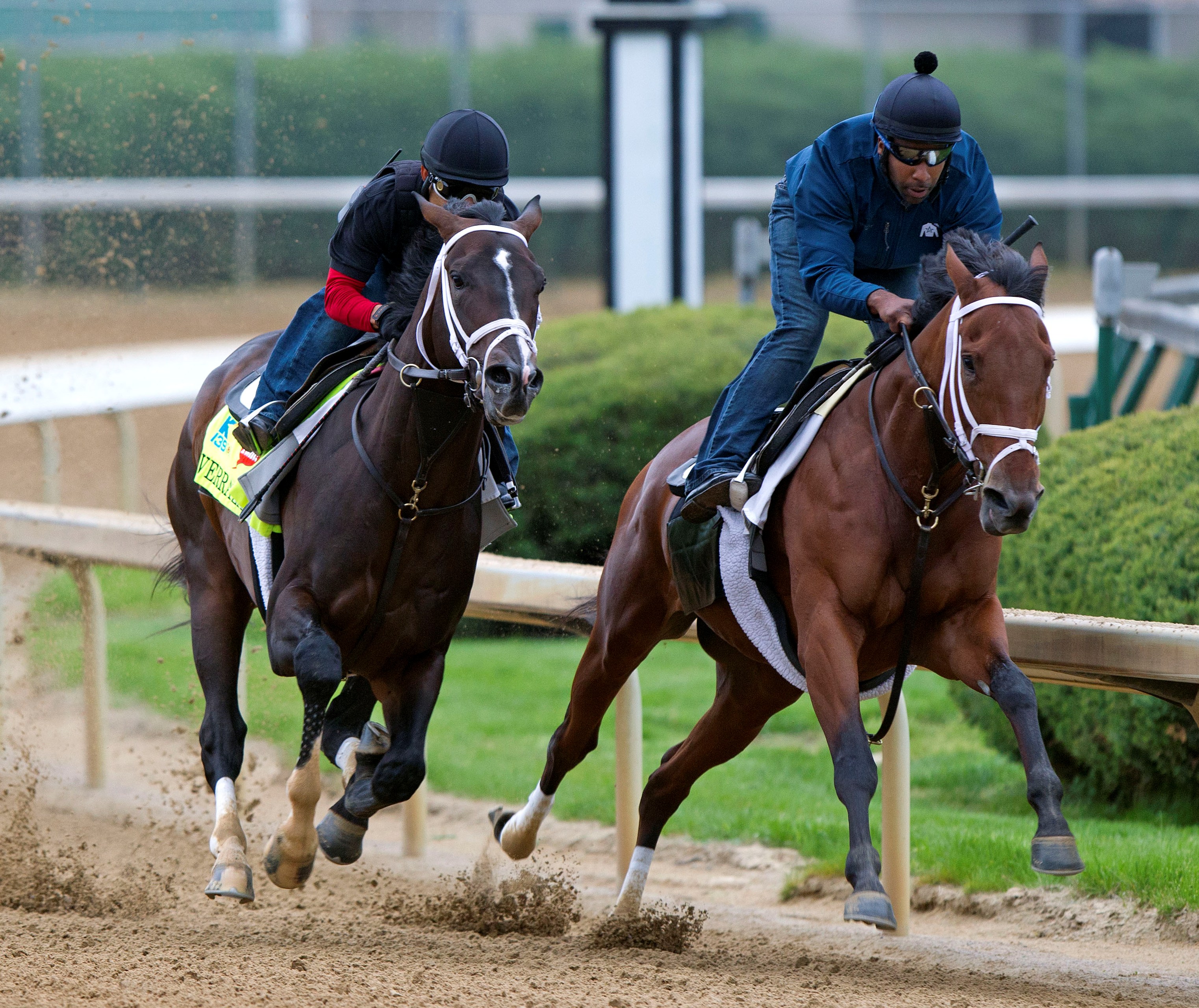 Verrazano (left), Authenticity, April 27, 2013