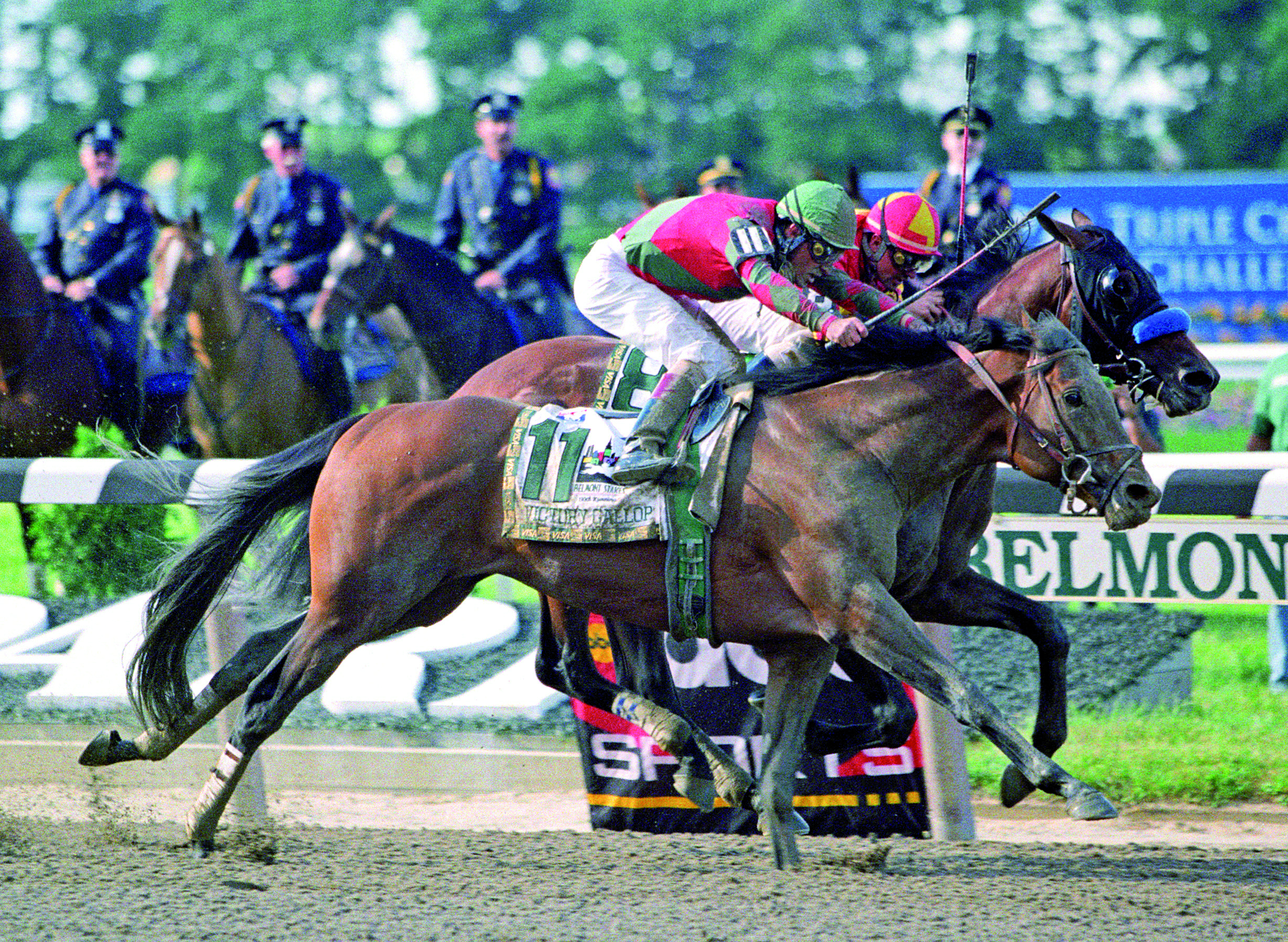 Victory Gallop and Real Quiet - 1998 Belmont Stakes