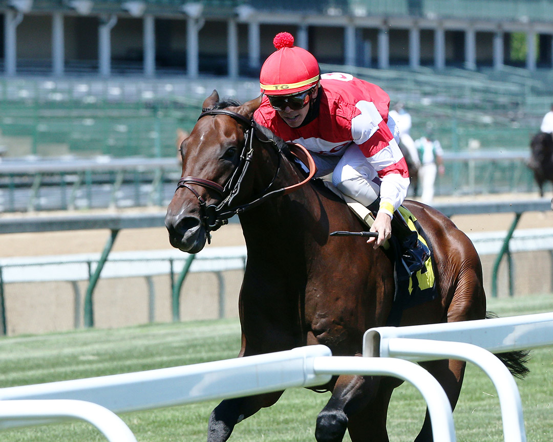 Vintage Print wins a June 2020 allowance at Churchill Downs