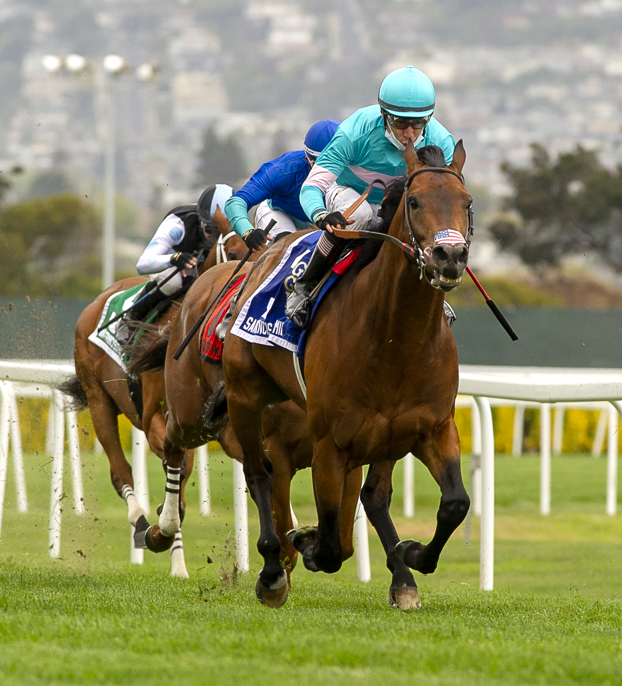 Whisper Not wins San Francisco Mile 4-24-2021