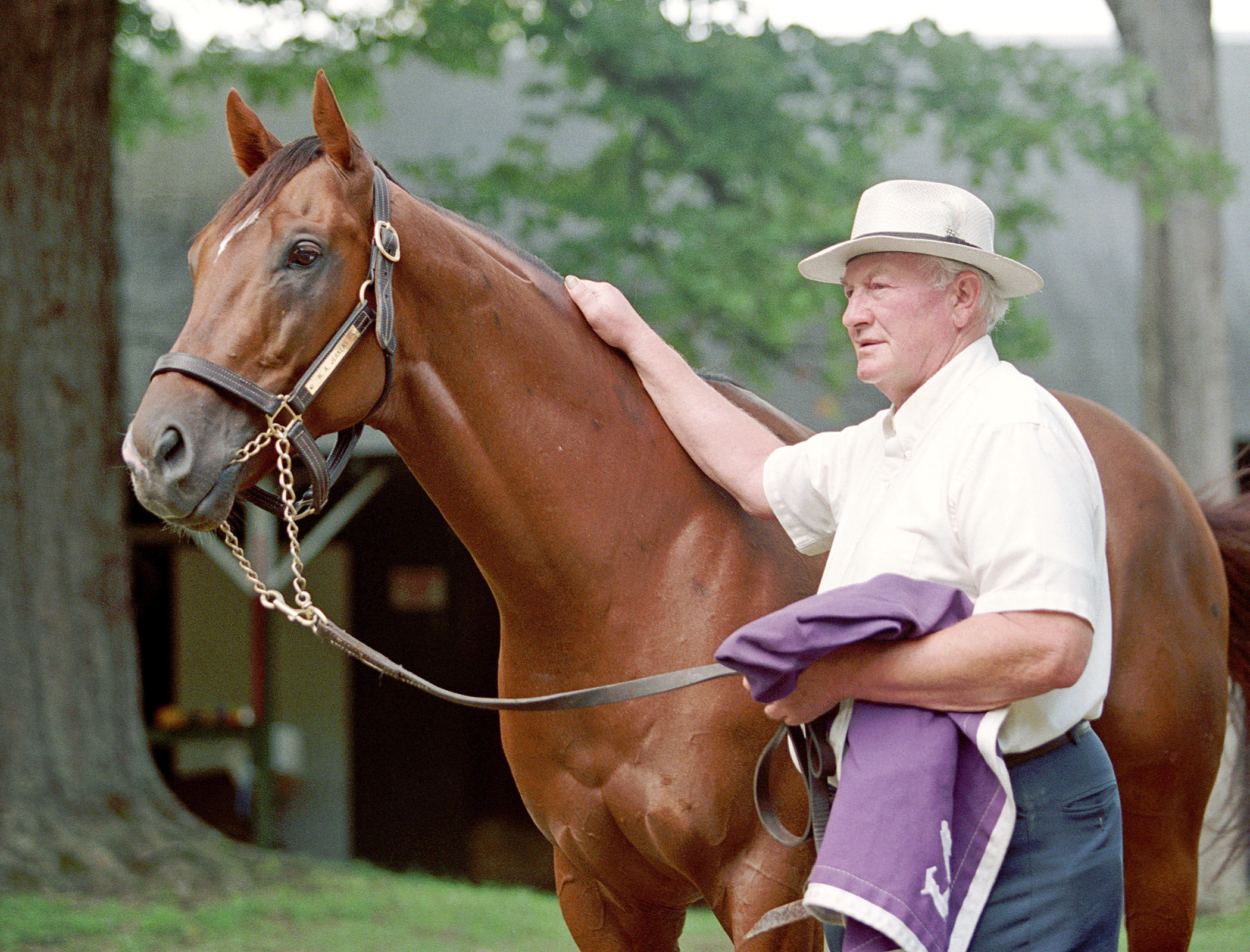 Allen Jerkens with Wagon Limit