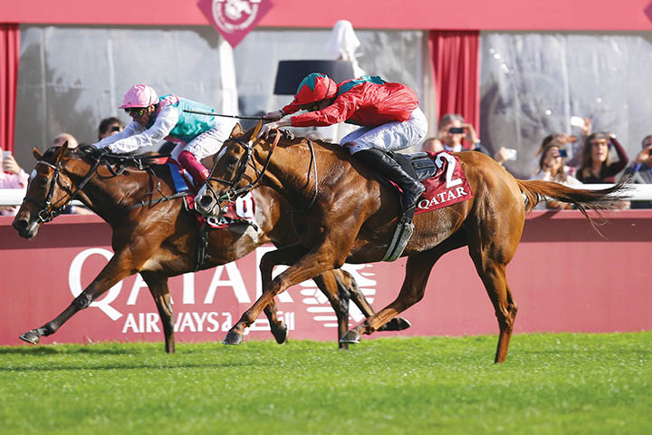 Waldgeist wins the 2019 Prix de l'Arc de Triomphe at Longchamp