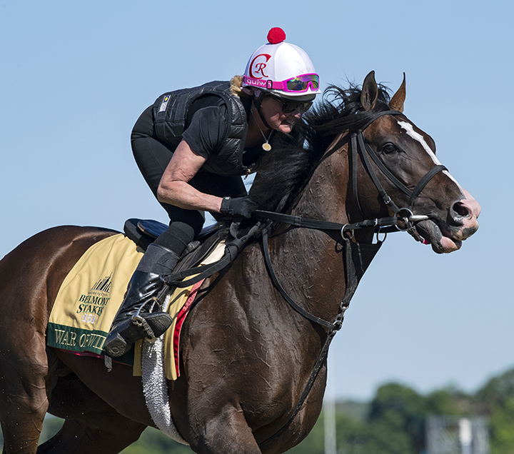 War of Will trains at Belmont on June 4