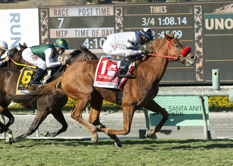 Warren's Showtime wins California Distaff 10-16-2021