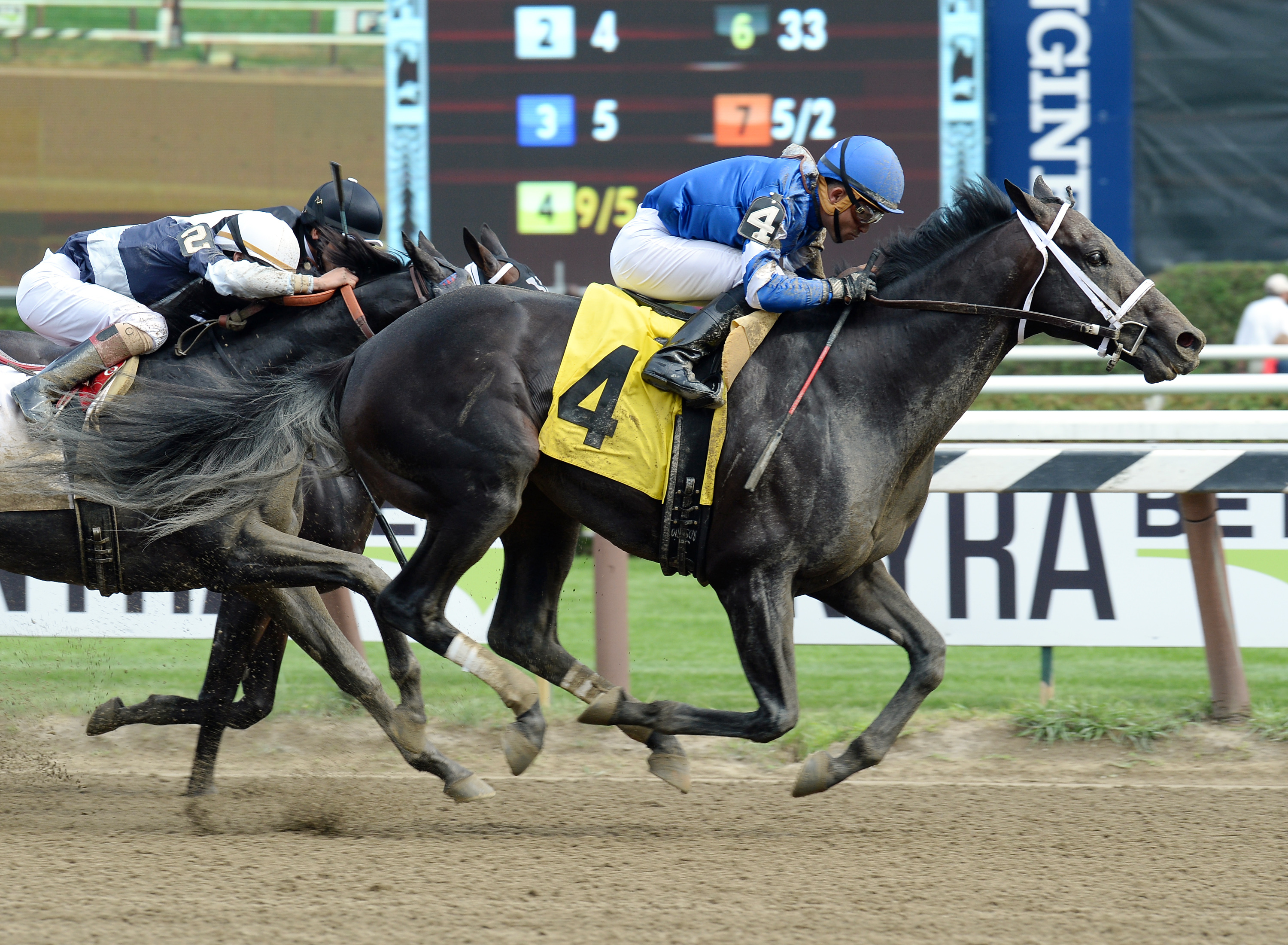 Watershed wins an allowance race on July 25