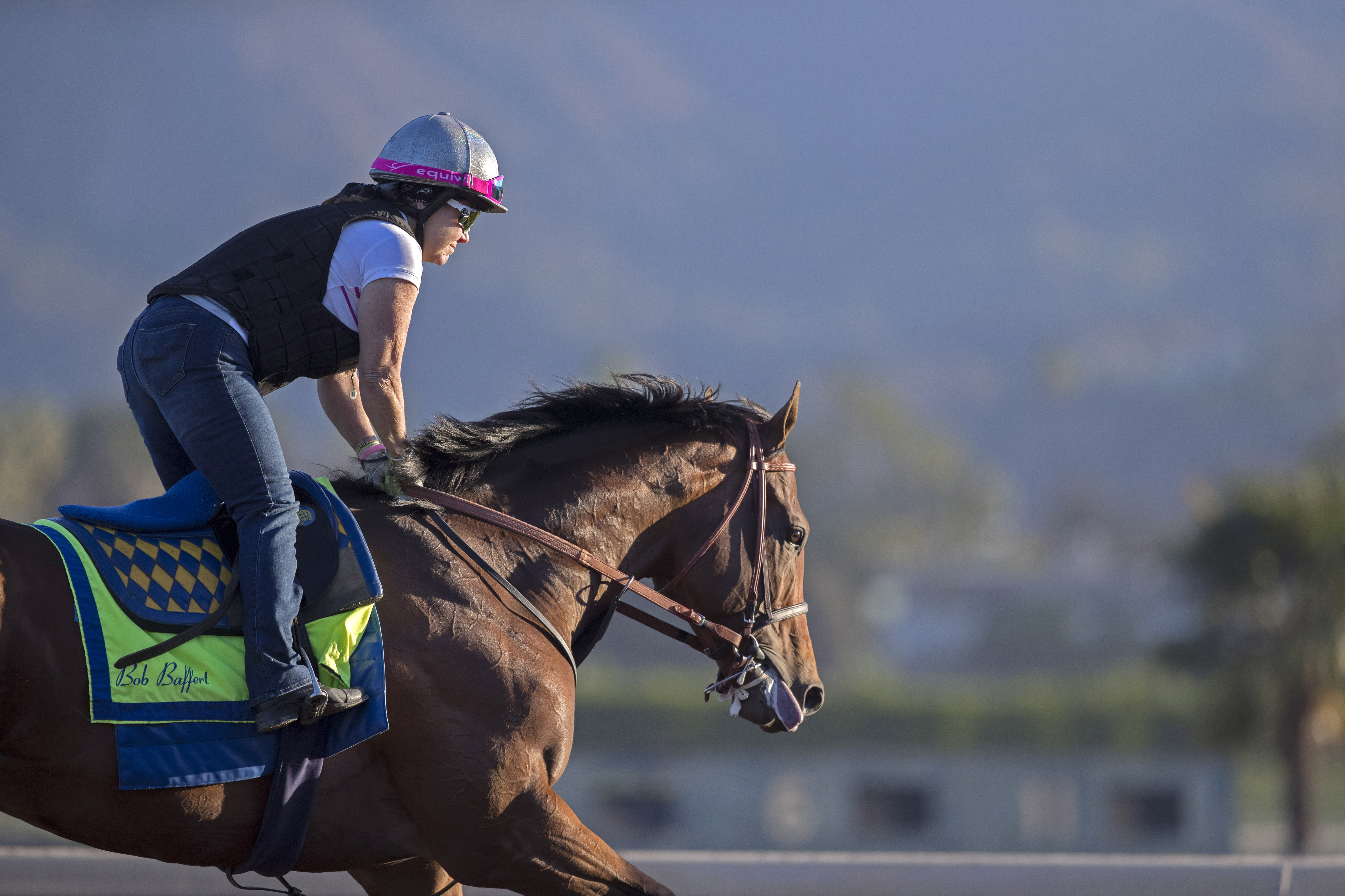 West Coast trains at Santa Anita on Oct. 26