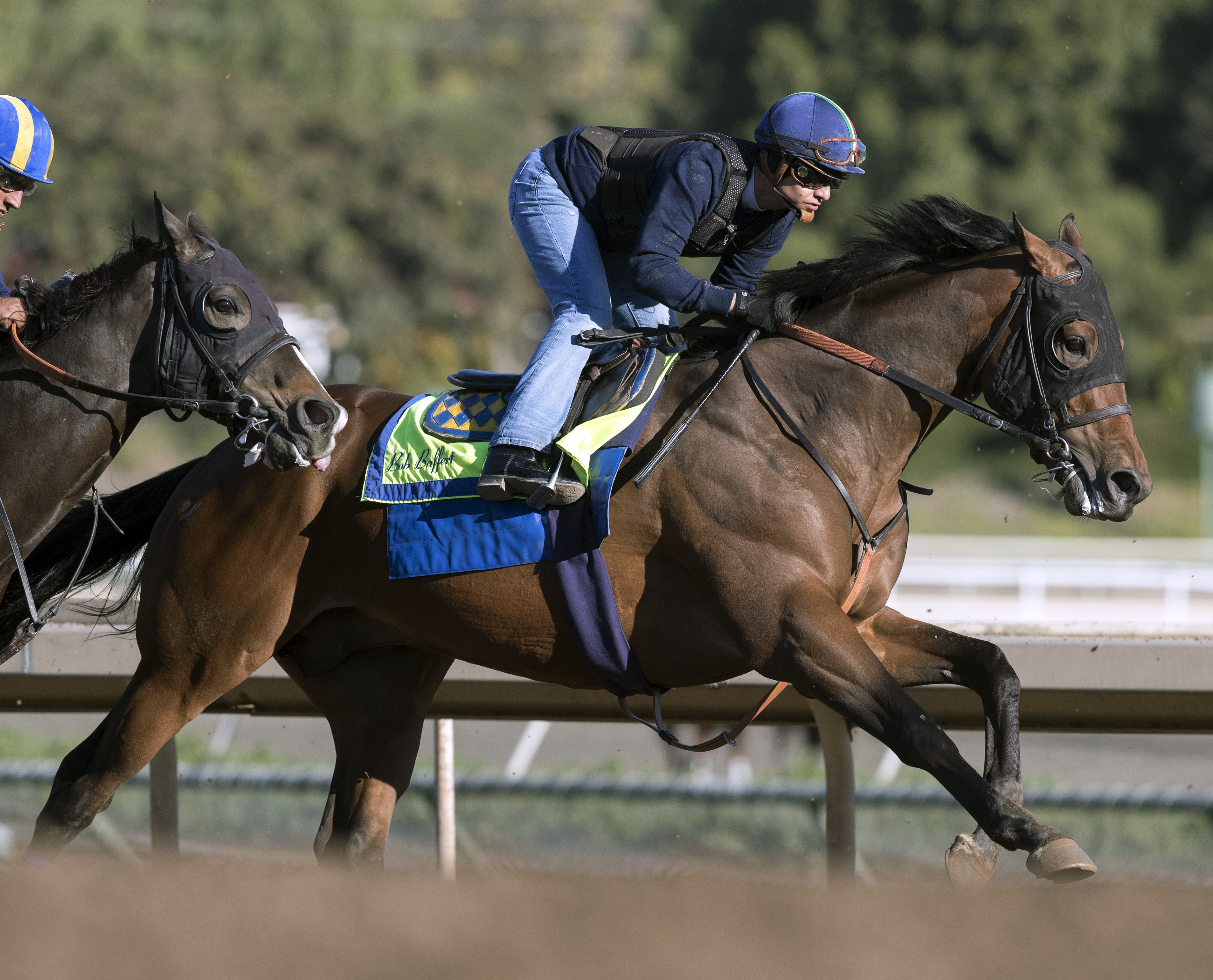 West Coast trains at Santa Anita on Dec. 27