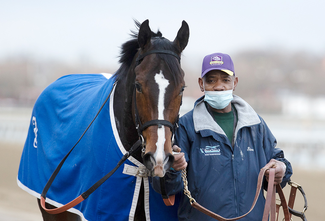 Weyburn at the Gotham Stakes at Belmont Park