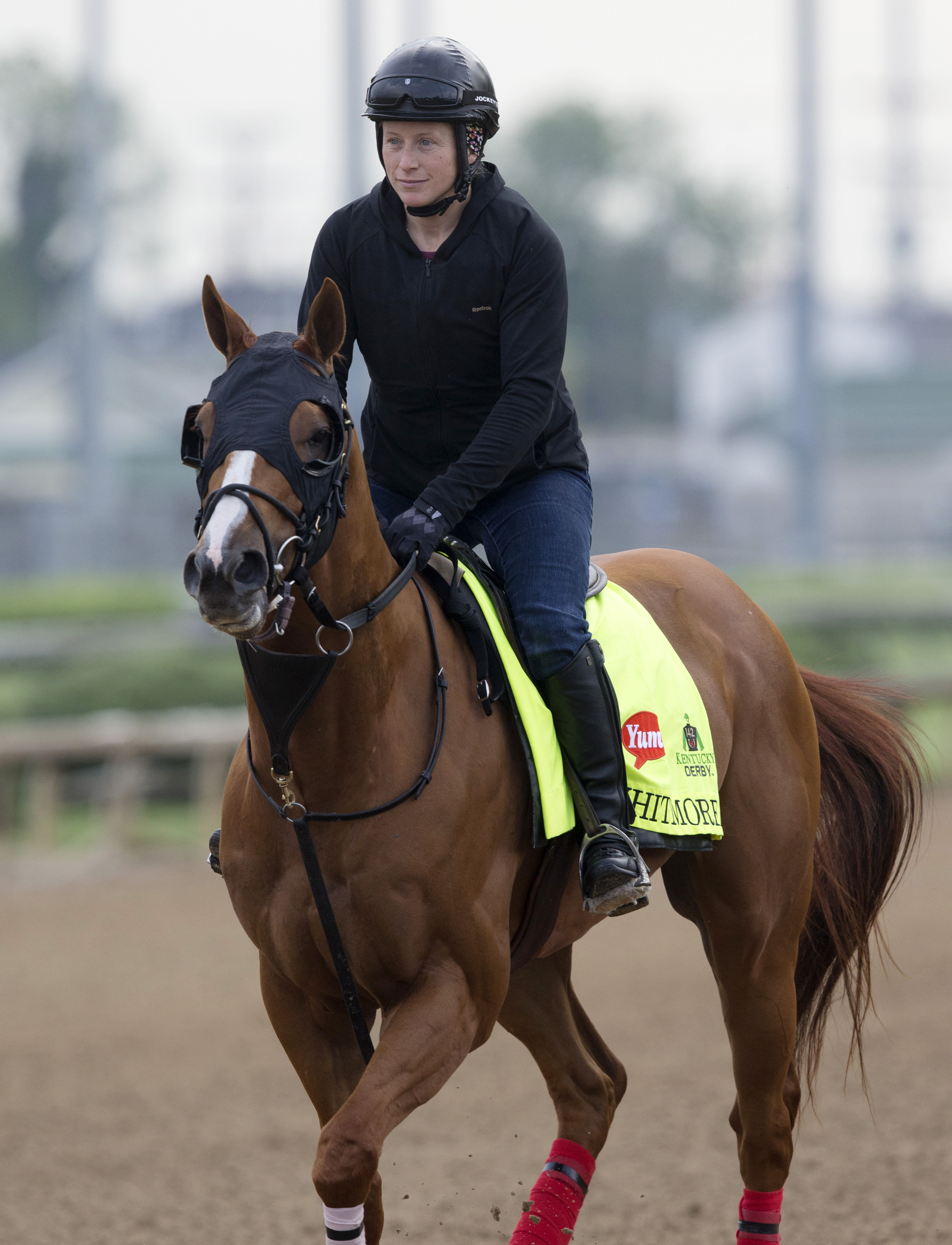 Whitmore trains at Churchill Downs on April 27