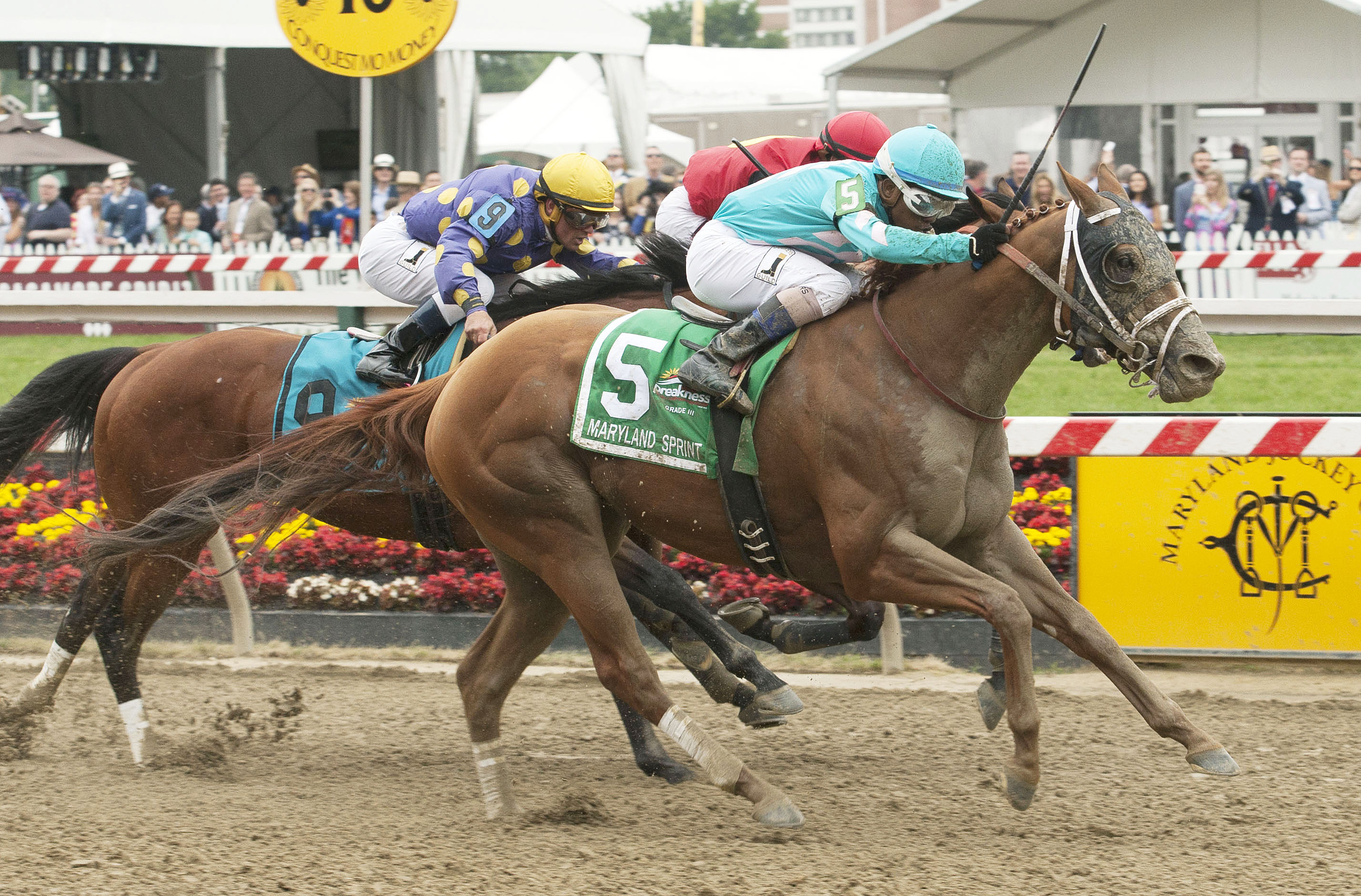 Whitmore wins the Maryland Sprint Stakes
