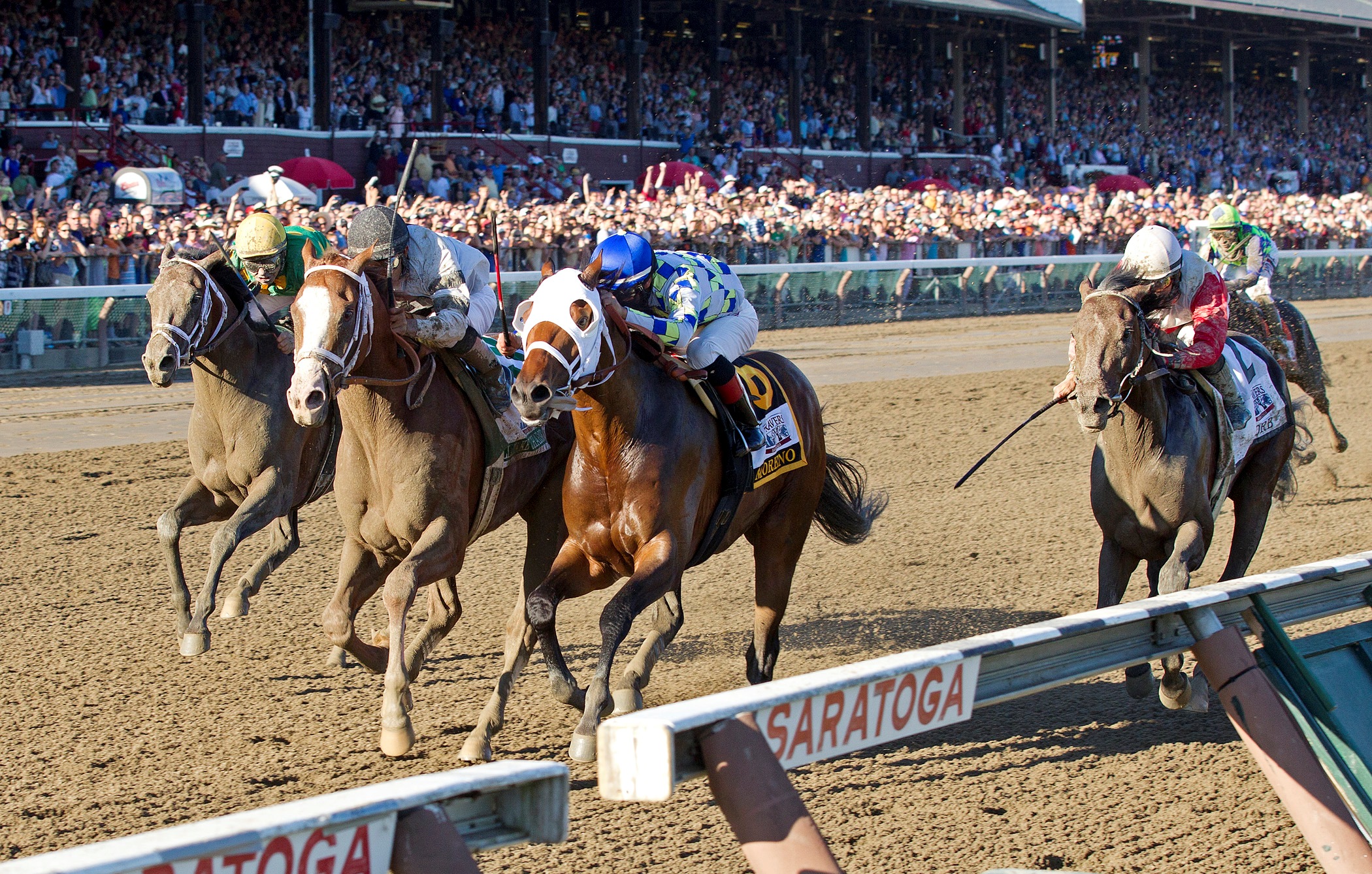 Will Take Charge (second from left), Moreno (second from right), Travers