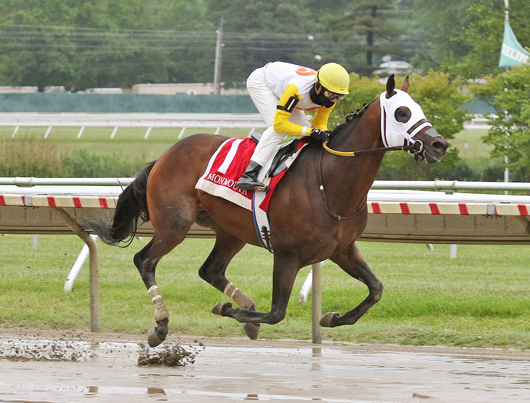 Wind of Change wins the 2021 Mr. Prospector Stakes at Monmouth Park