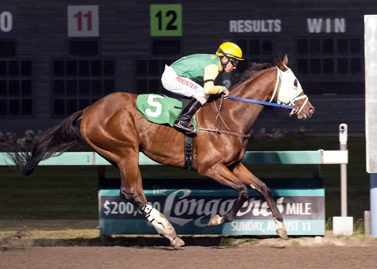 Wine At Nine wins an August 2019 optional claiming race at Emerald Downs