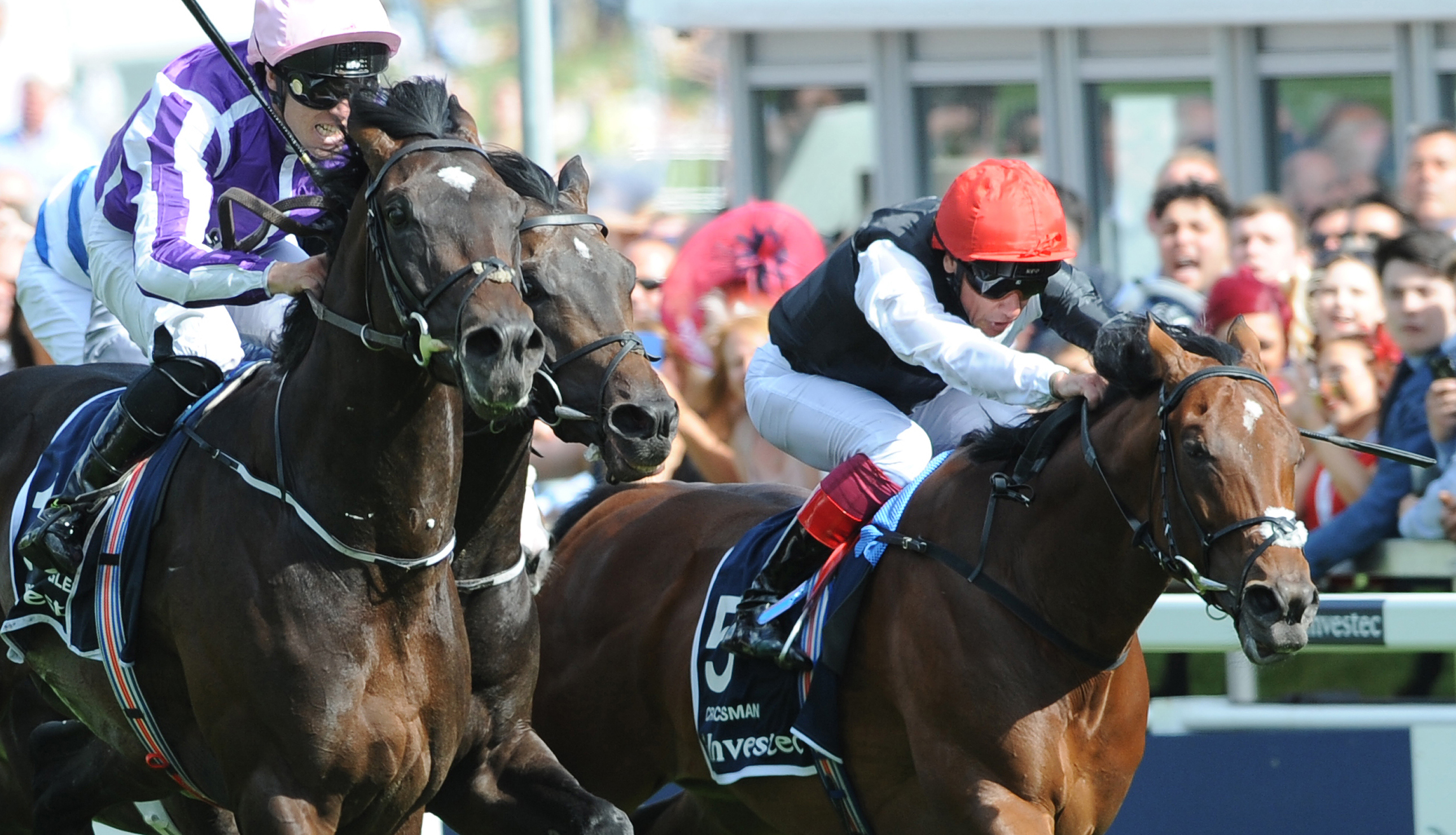 Cracksman finishes third in the Investec Derby